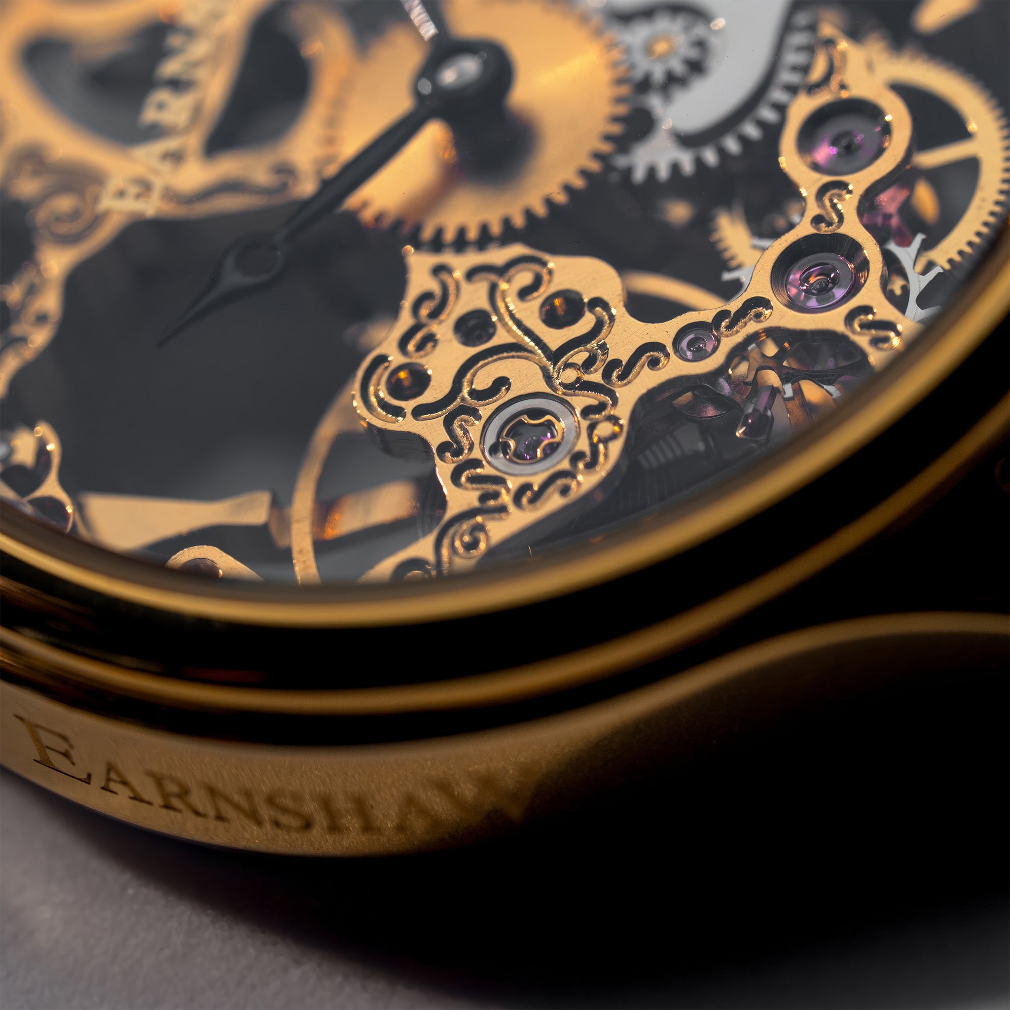 Bauer Mechanical Skeleton | 42 mm | Sandy Gold