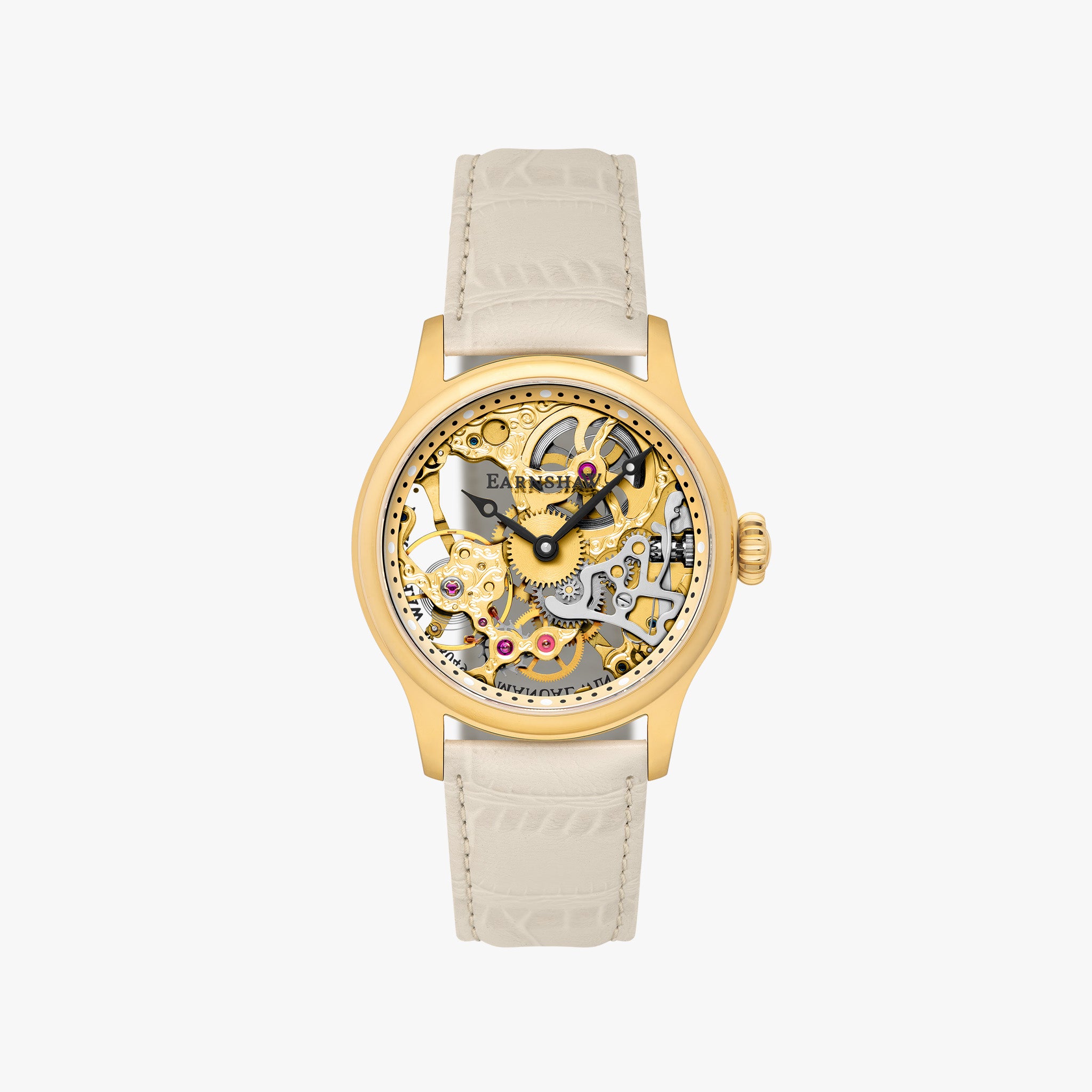 Bauer Mechanical Skeleton | 42 mm | Sandy Gold