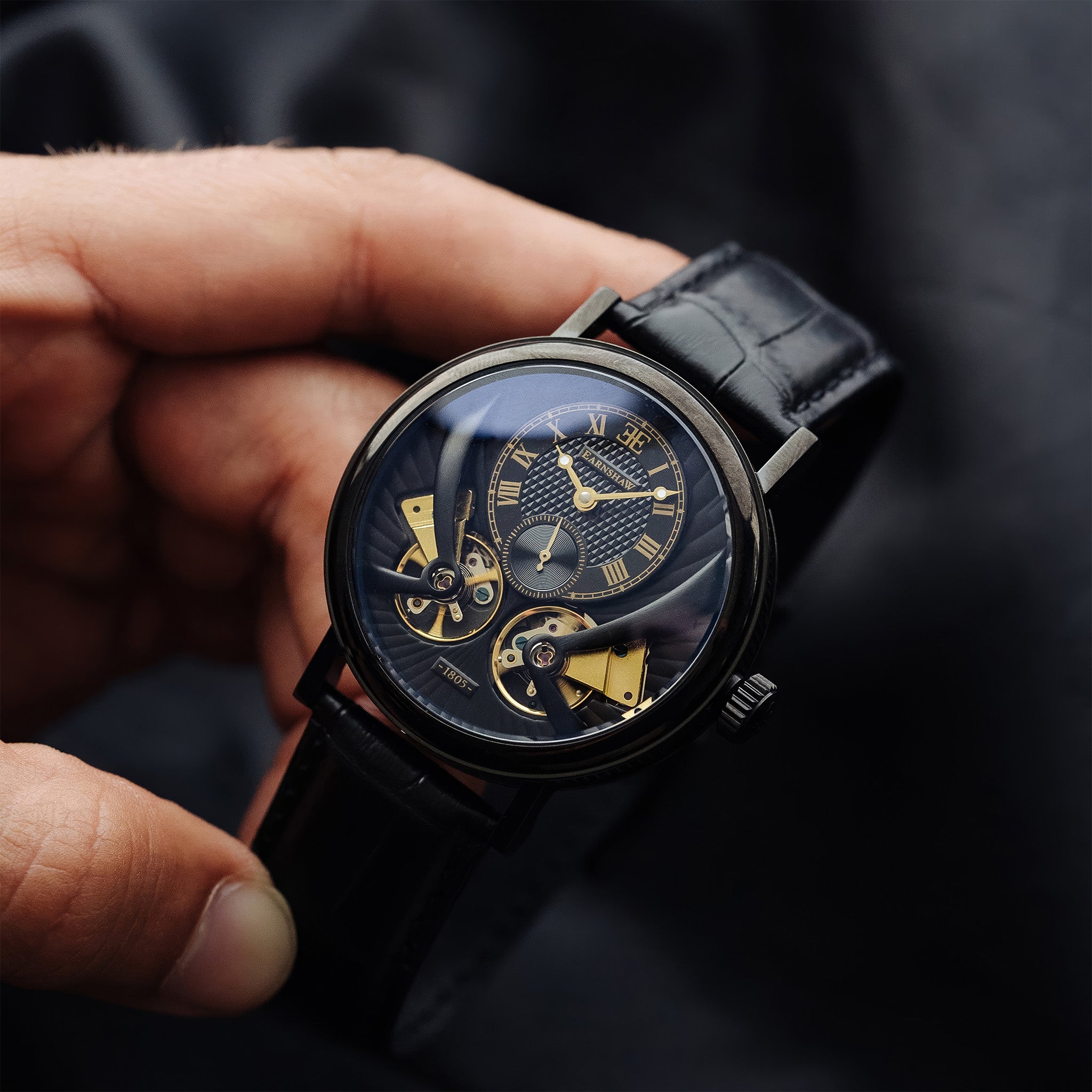 Beaufort Anatolia Double Barrel Automatic | 43 mm | Enigma Black