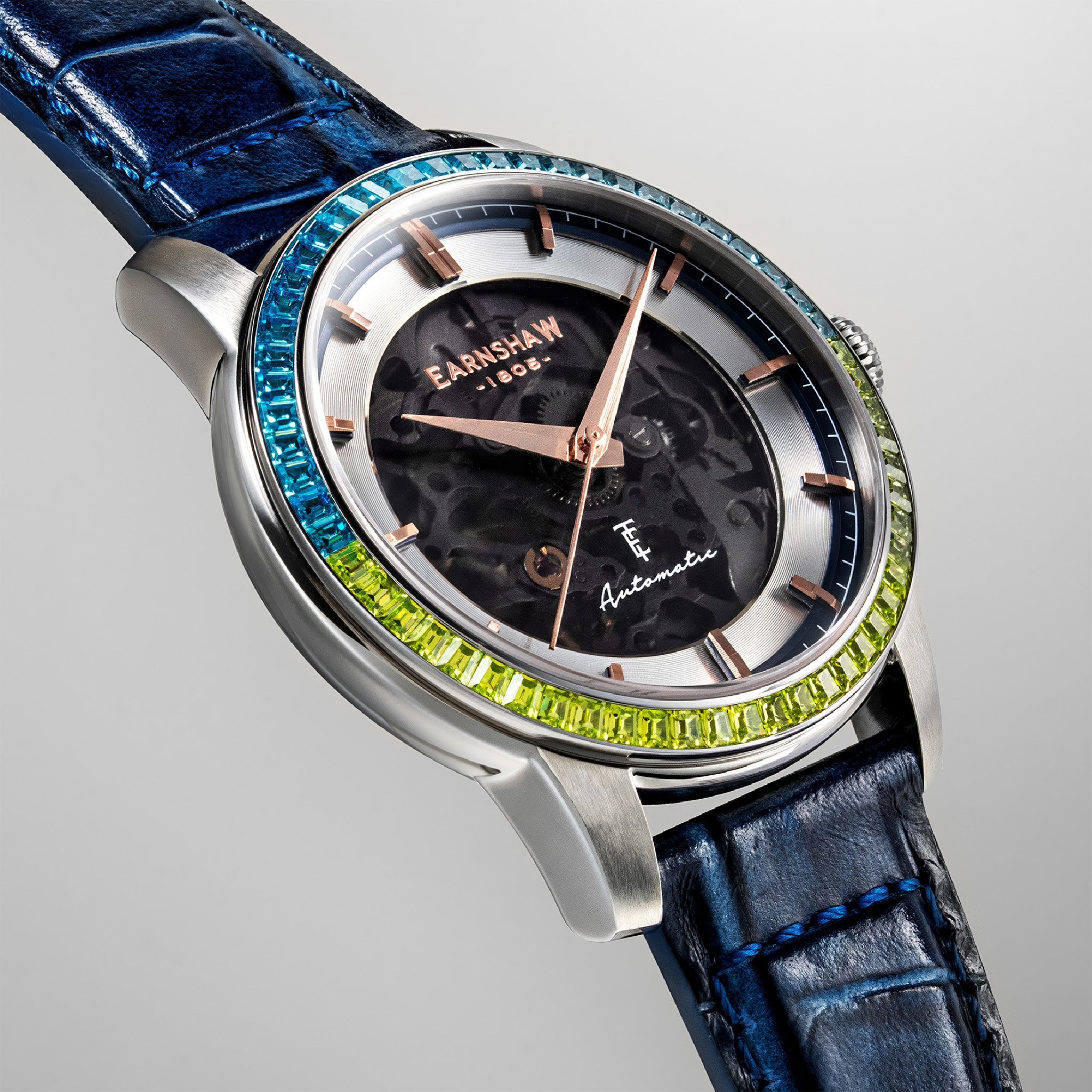 Celestial Glory Skeleton Automatic | 40 mm | Electric Blue