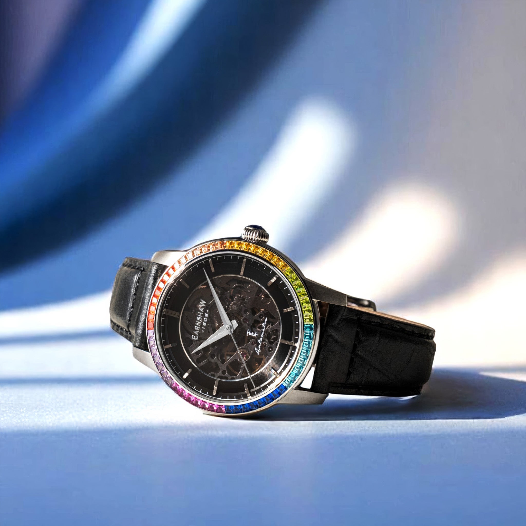 Celestial Glory Skeleton Automatic | 40 mm | Satin Black