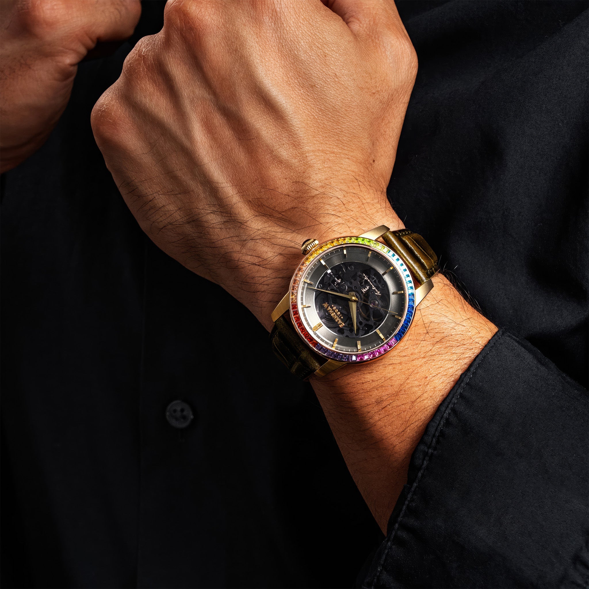 Celestial Glory Skeleton Automatic | 40 mm | Walnut Brown