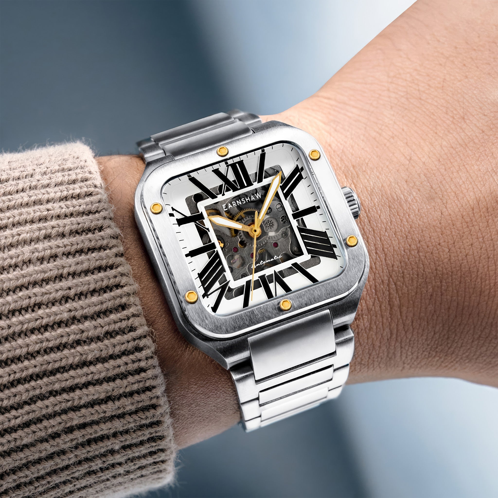Engineer Lennox Skeleton Automatic | 36.5 mm | Silver Brown