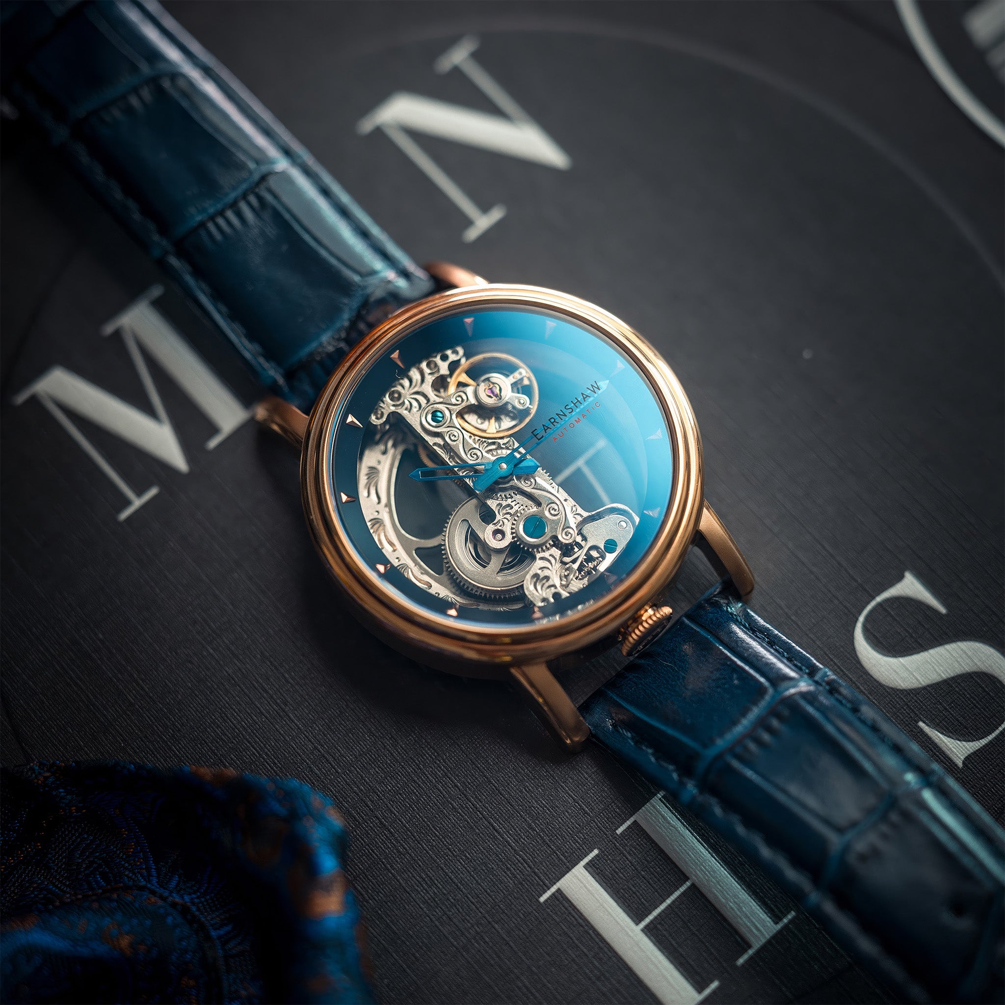 Fowler Bridge Automatic | 43 mm | Blue Rose Gold
