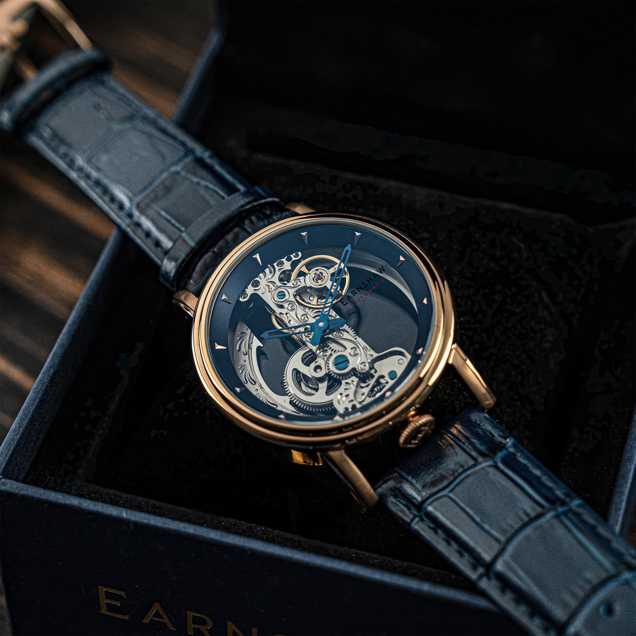 Fowler Bridge Automatic | 43 mm | Blue Rose Gold