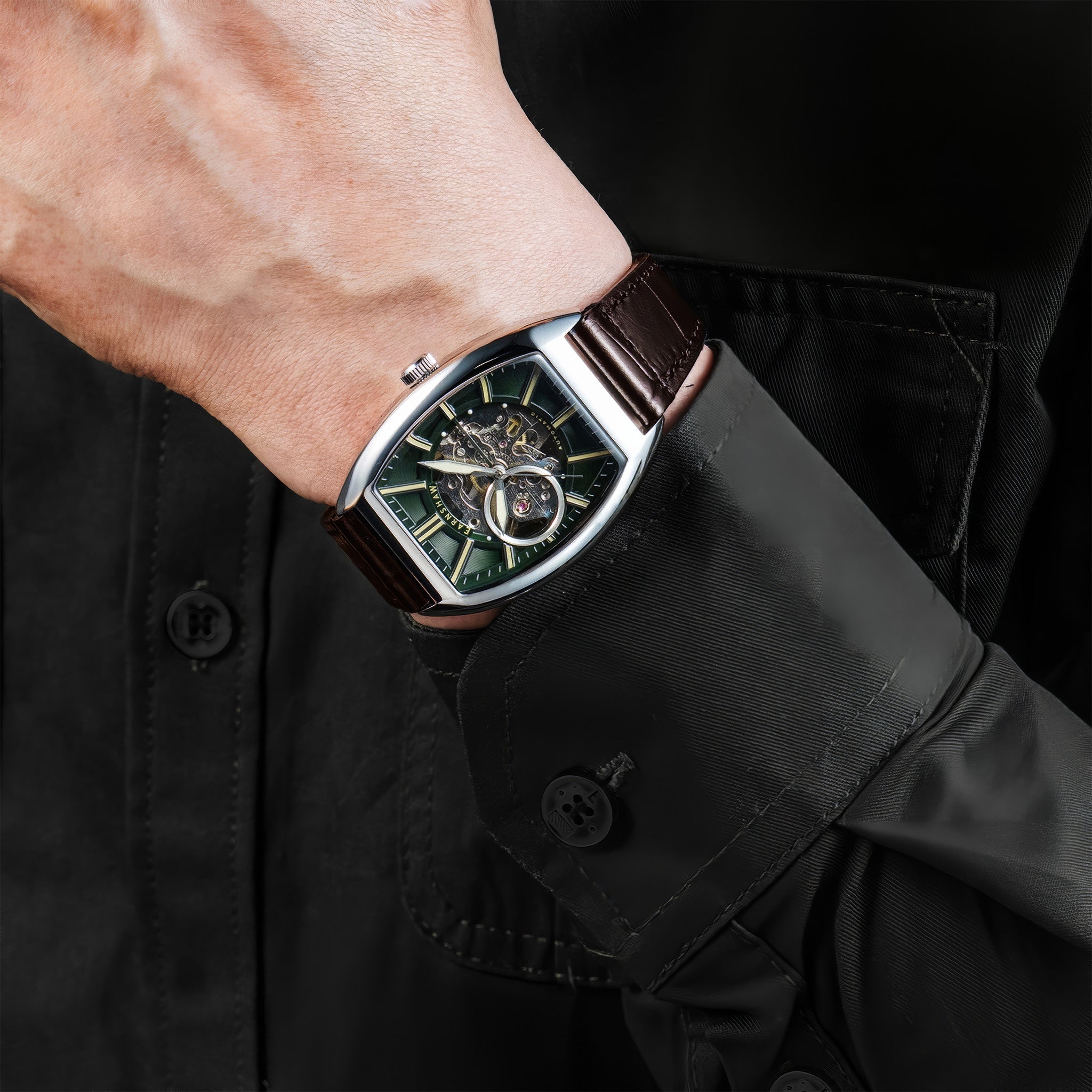 Heritage Beauchamp Skeleton Automatic | Verdant Green