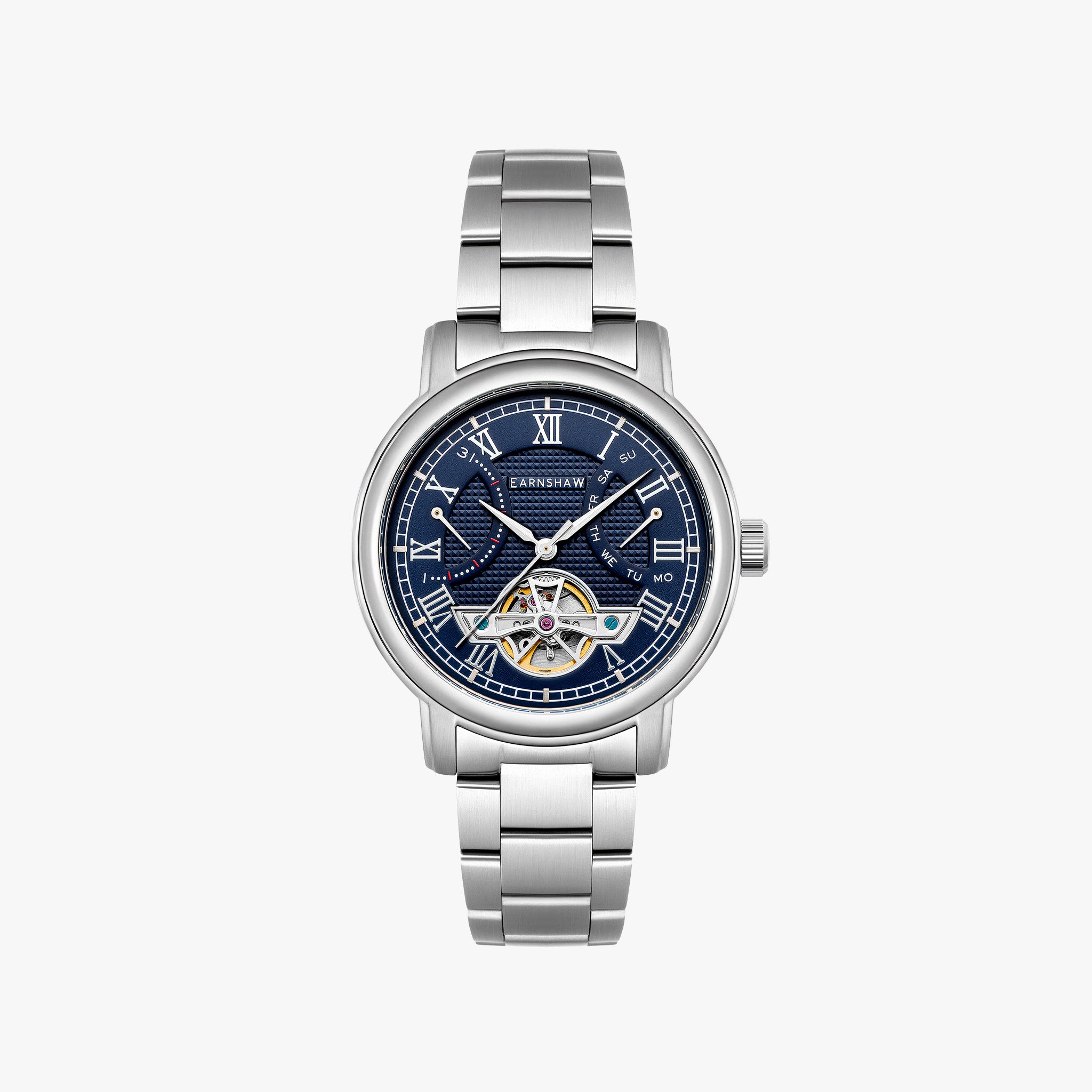 Heritage Longcase Double Retrograde Calendar Open Heart Automatic | 43 mm | Bearer Blue