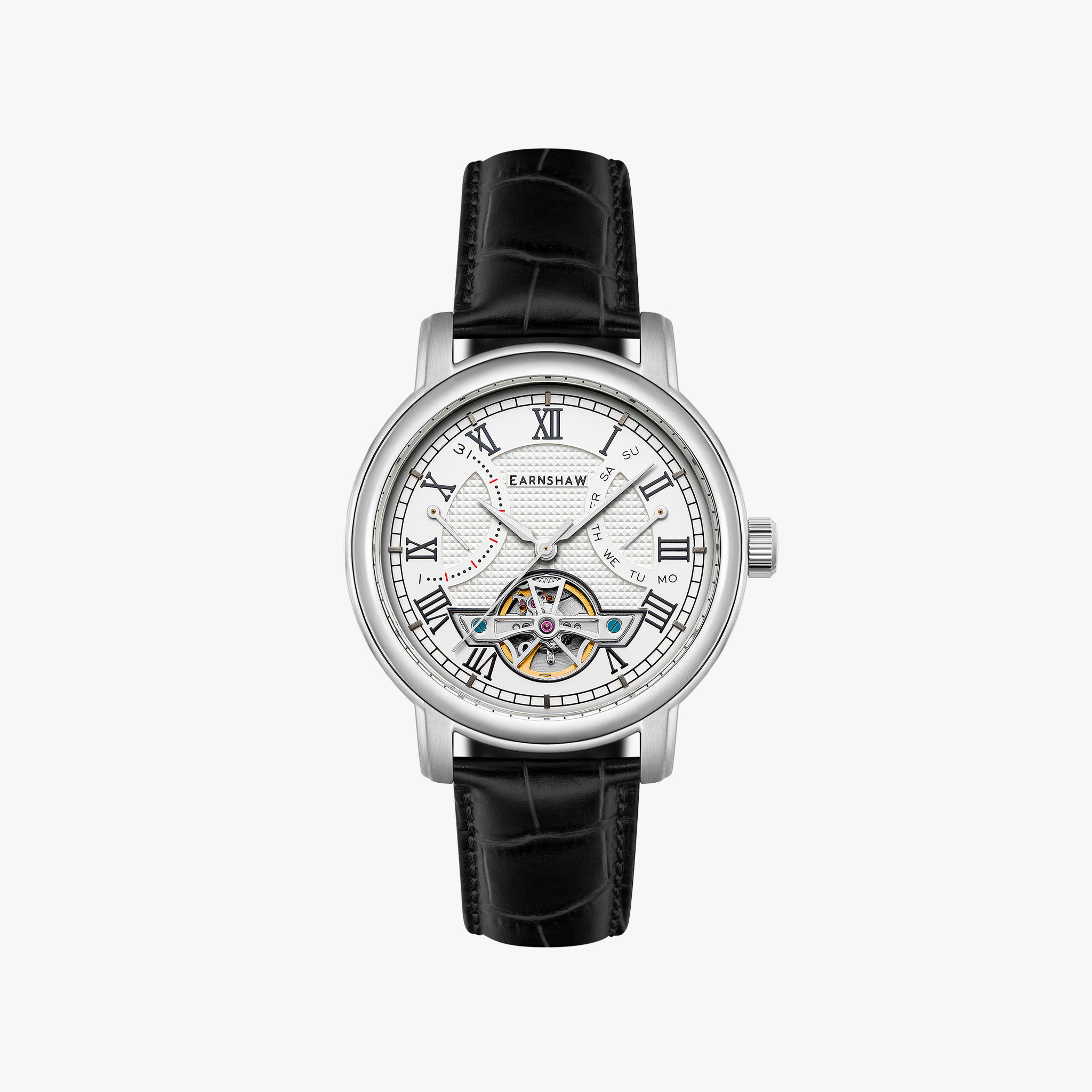 Heritage Longcase Double Retrograde Calendar Open Heart Automatic | 43 mm | Library White