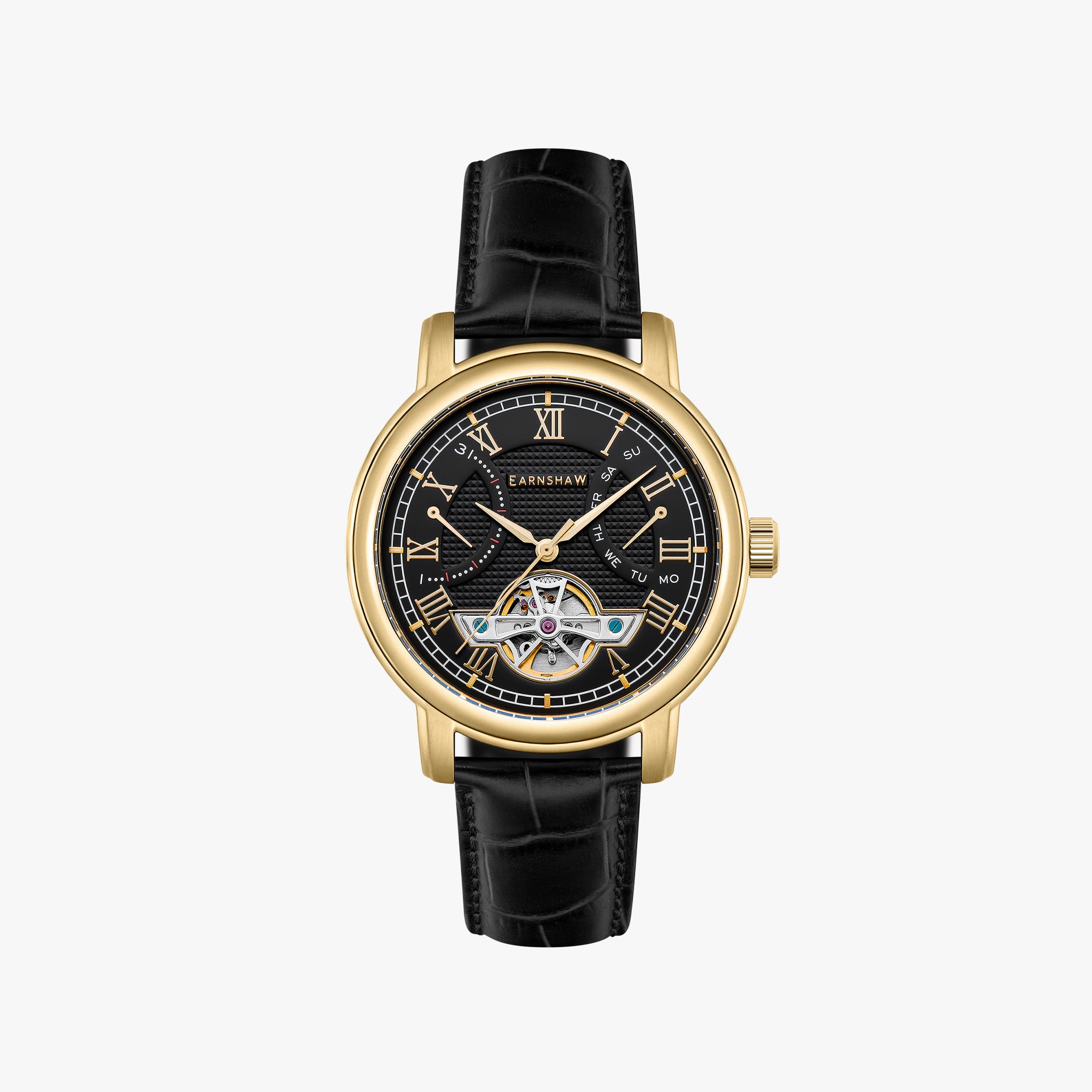 Heritage Longcase Double Retrograde Calendar Open Heart Automatic | 43 mm | Medallion Gold