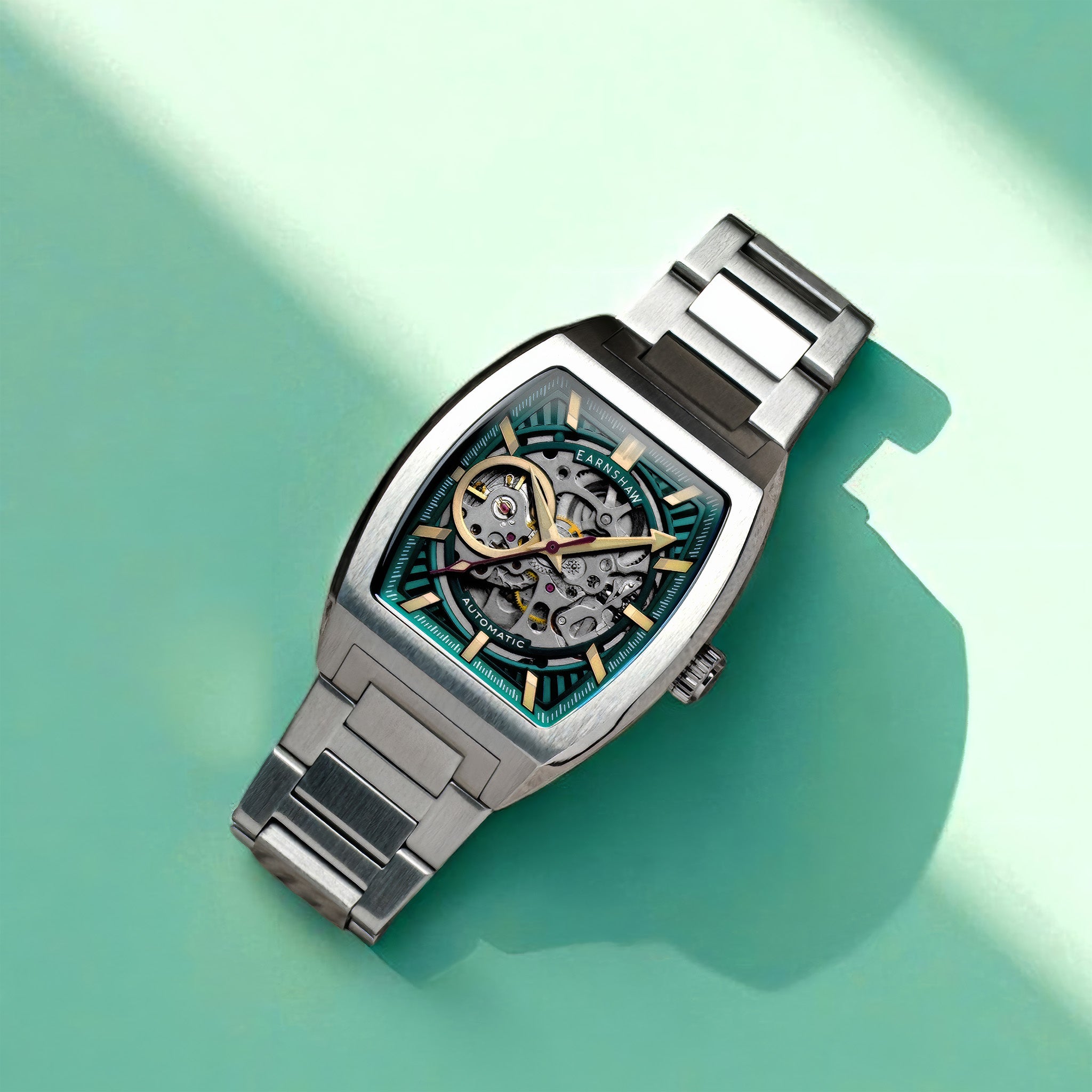 Heritage Wellington Skeleton Automatic | Cerulean Blue