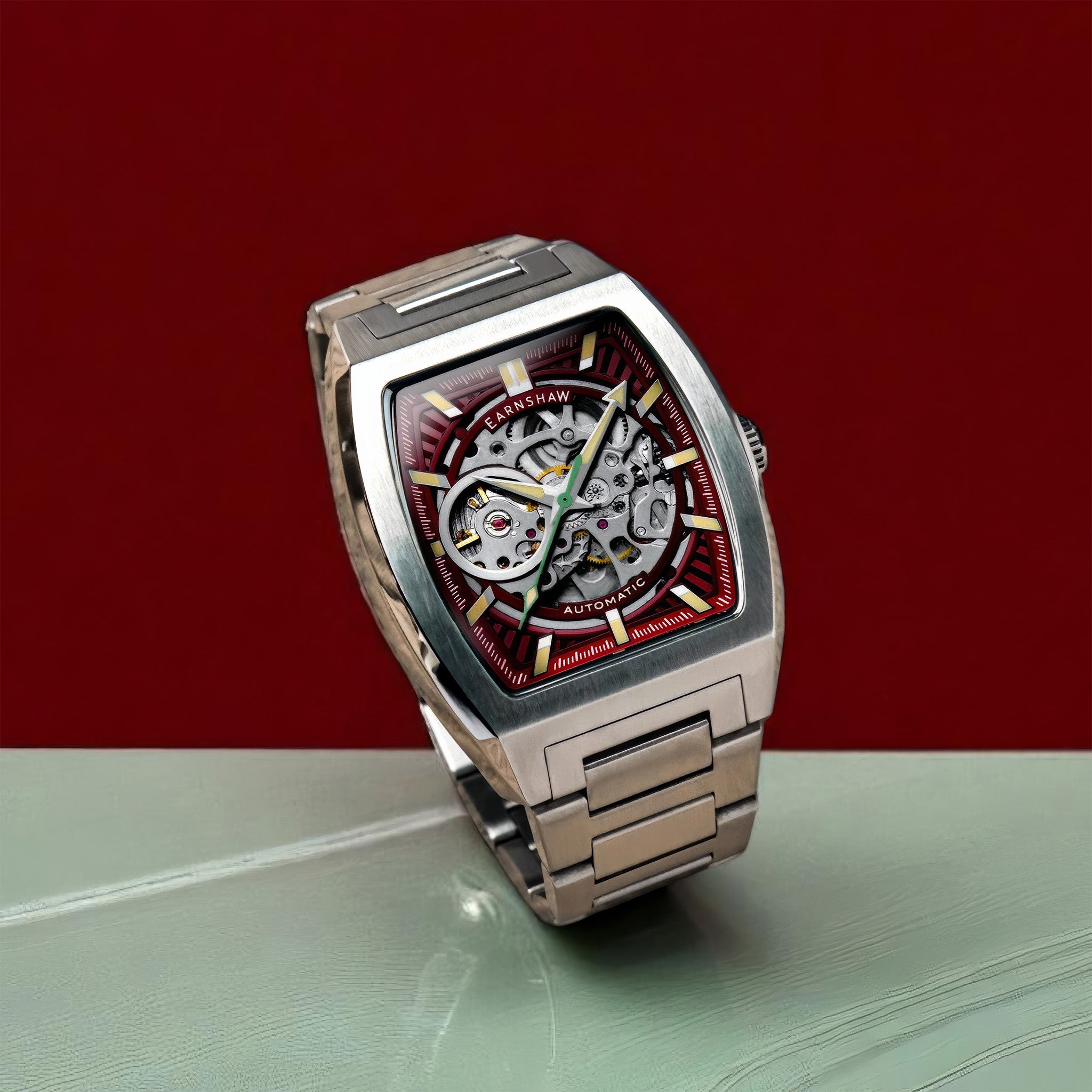 Heritage Wellington Skeleton Automatic | merlot