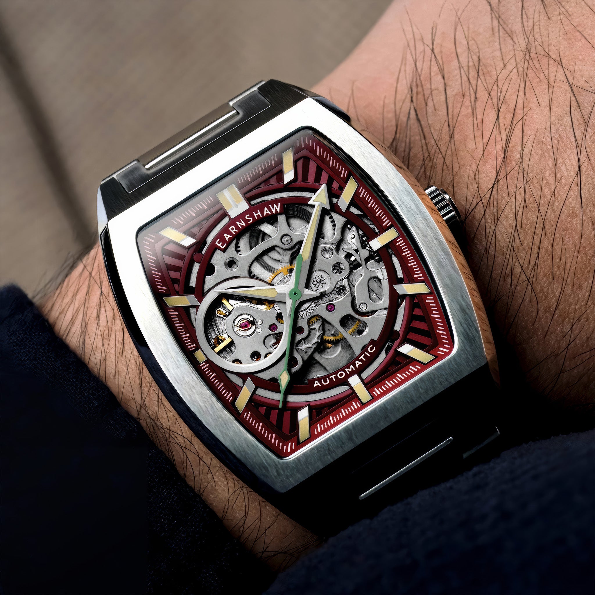 Heritage Wellington Skeleton Automatic | merlot