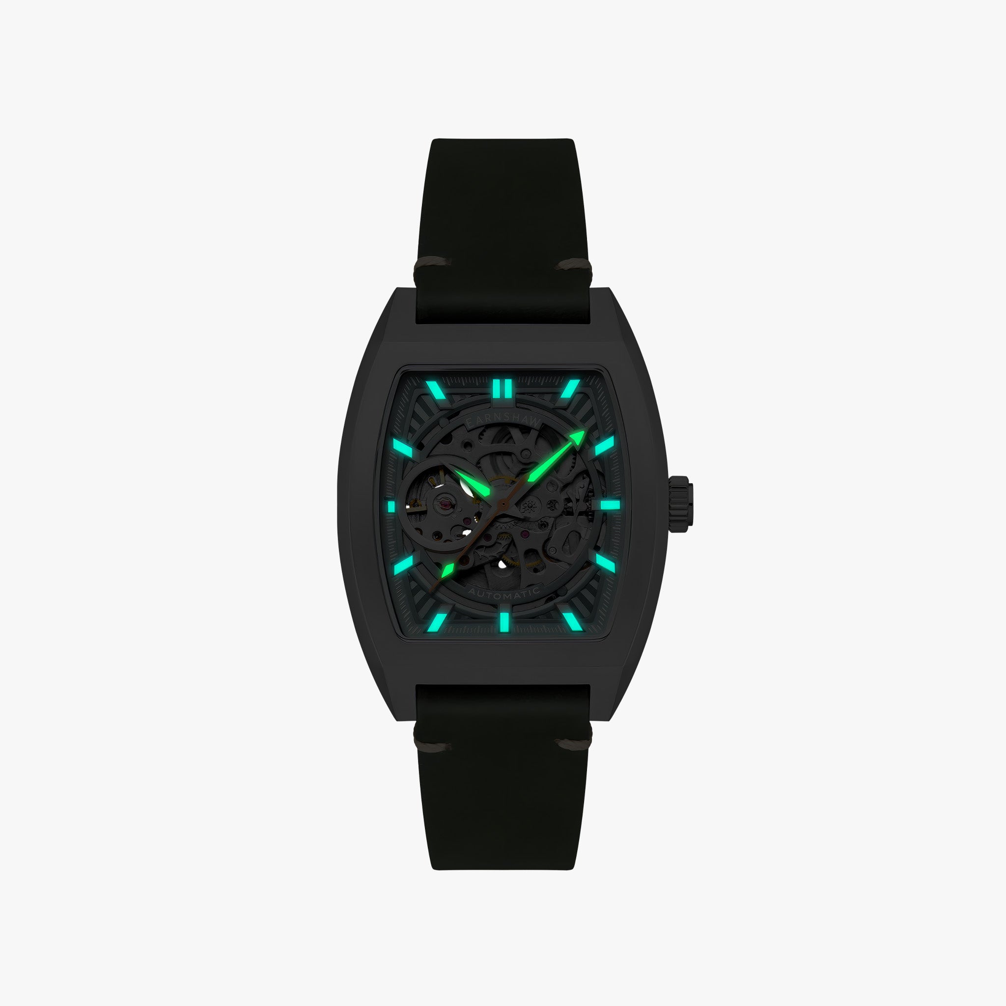 Heritage Wellington Skeleton Automatic | mint green