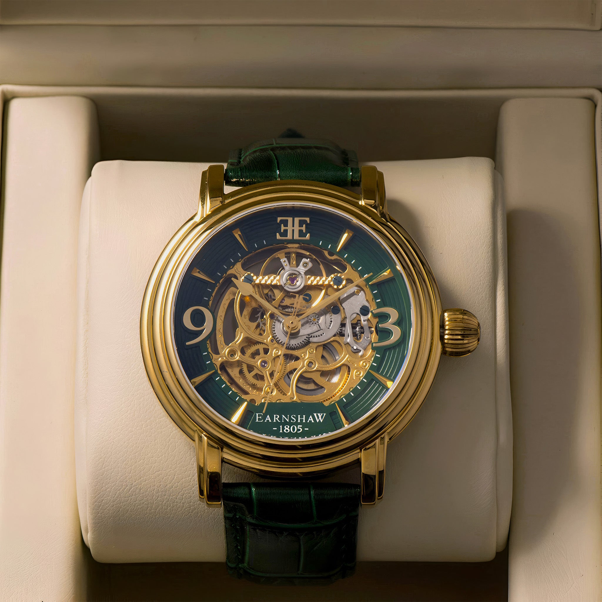Longcase Grande Skeleton Automatic | 48 mm | Emerald Green