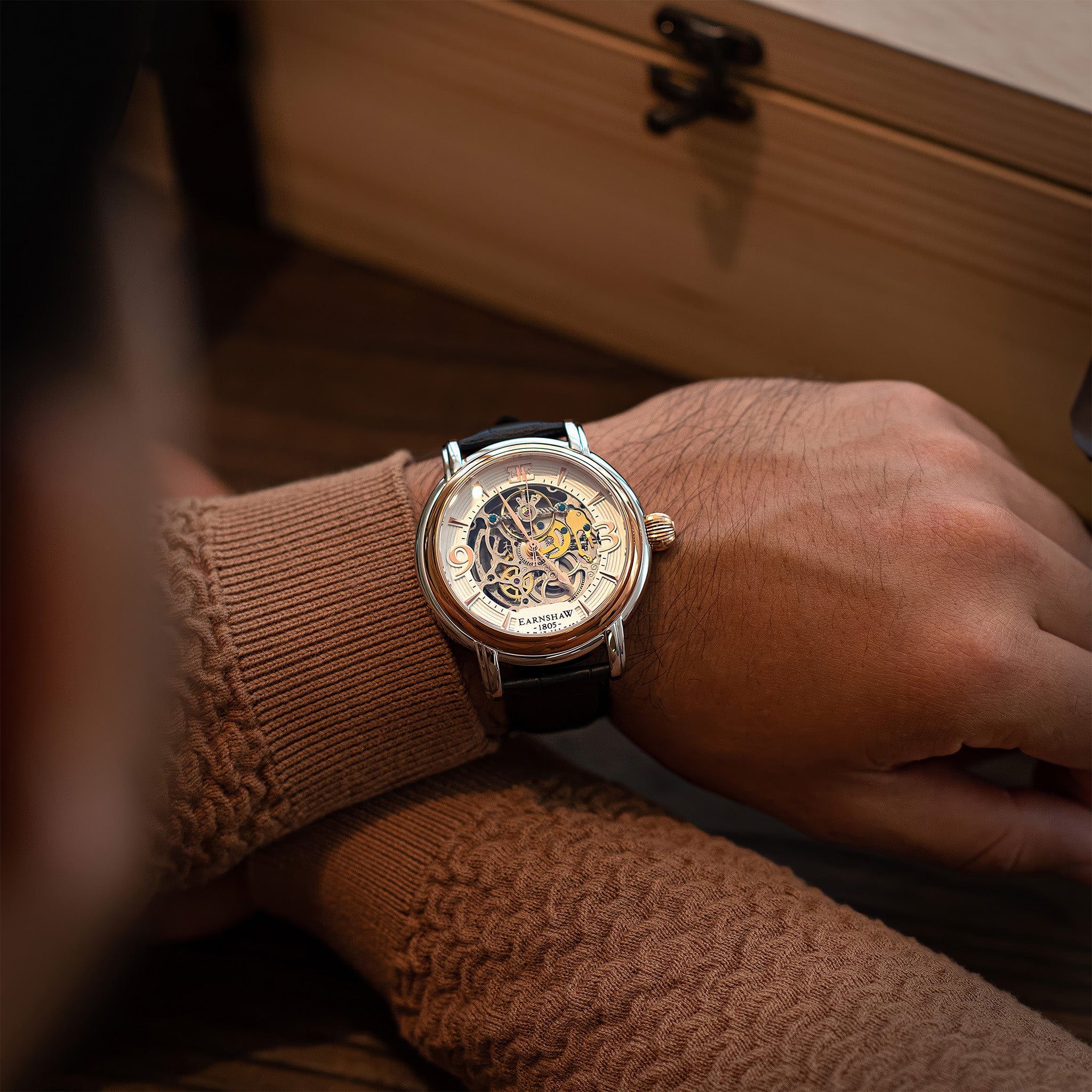 Longcase Grande Skeleton Automatic | 48 mm | Warm Gold