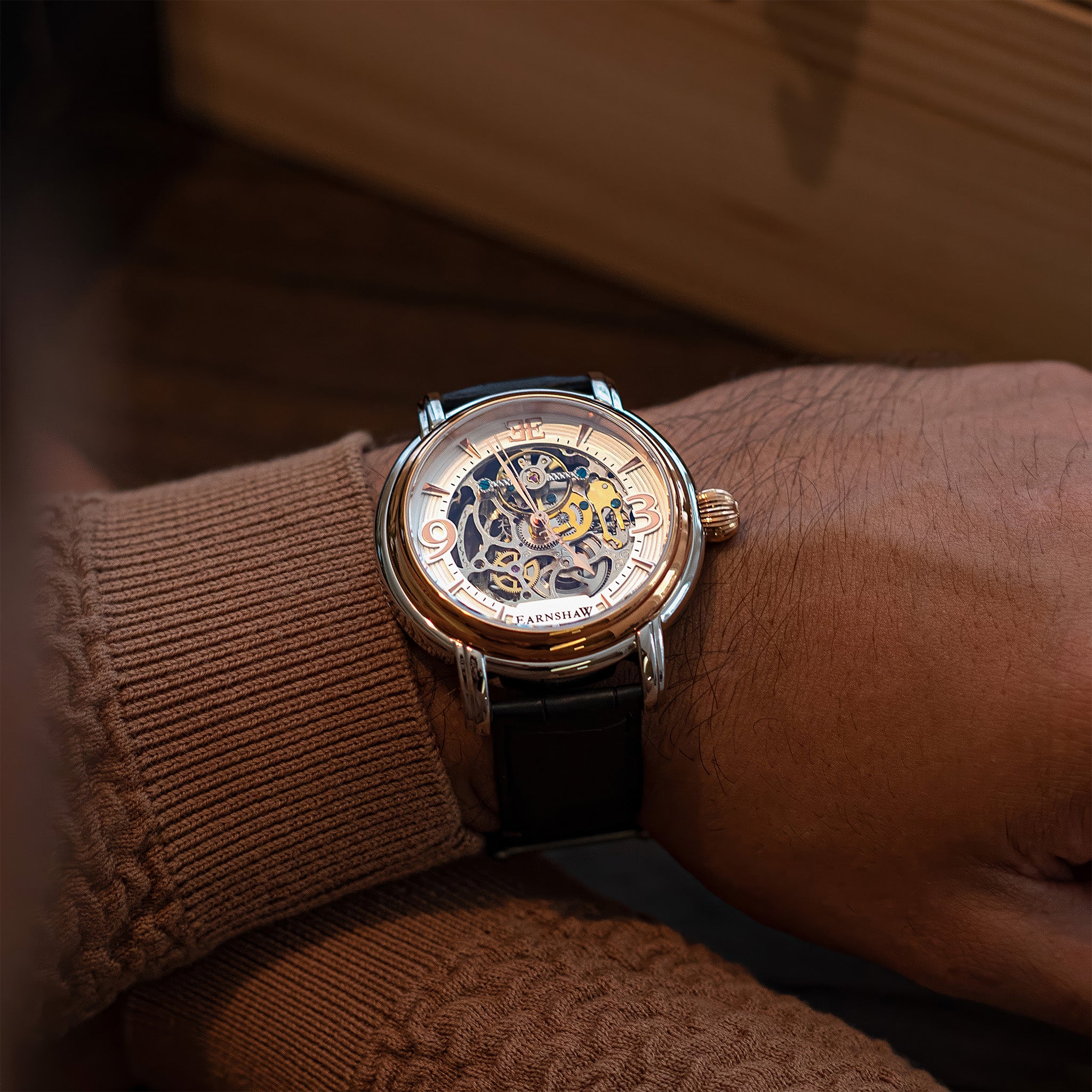 Longcase Grande Skeleton Automatic | 48 mm | Warm Gold