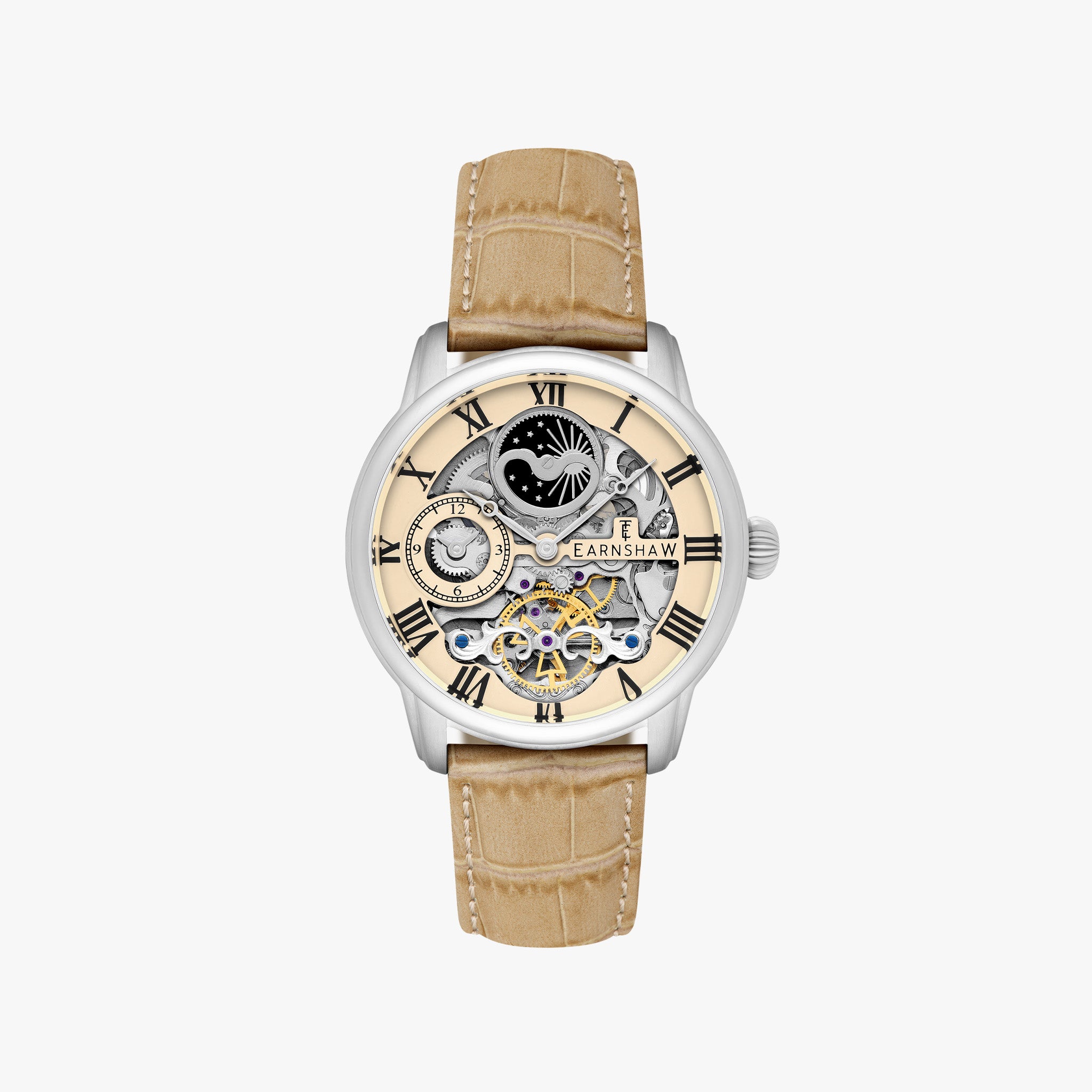 Longitude Automatic Skeleton | 44 mm | Chicory Brown