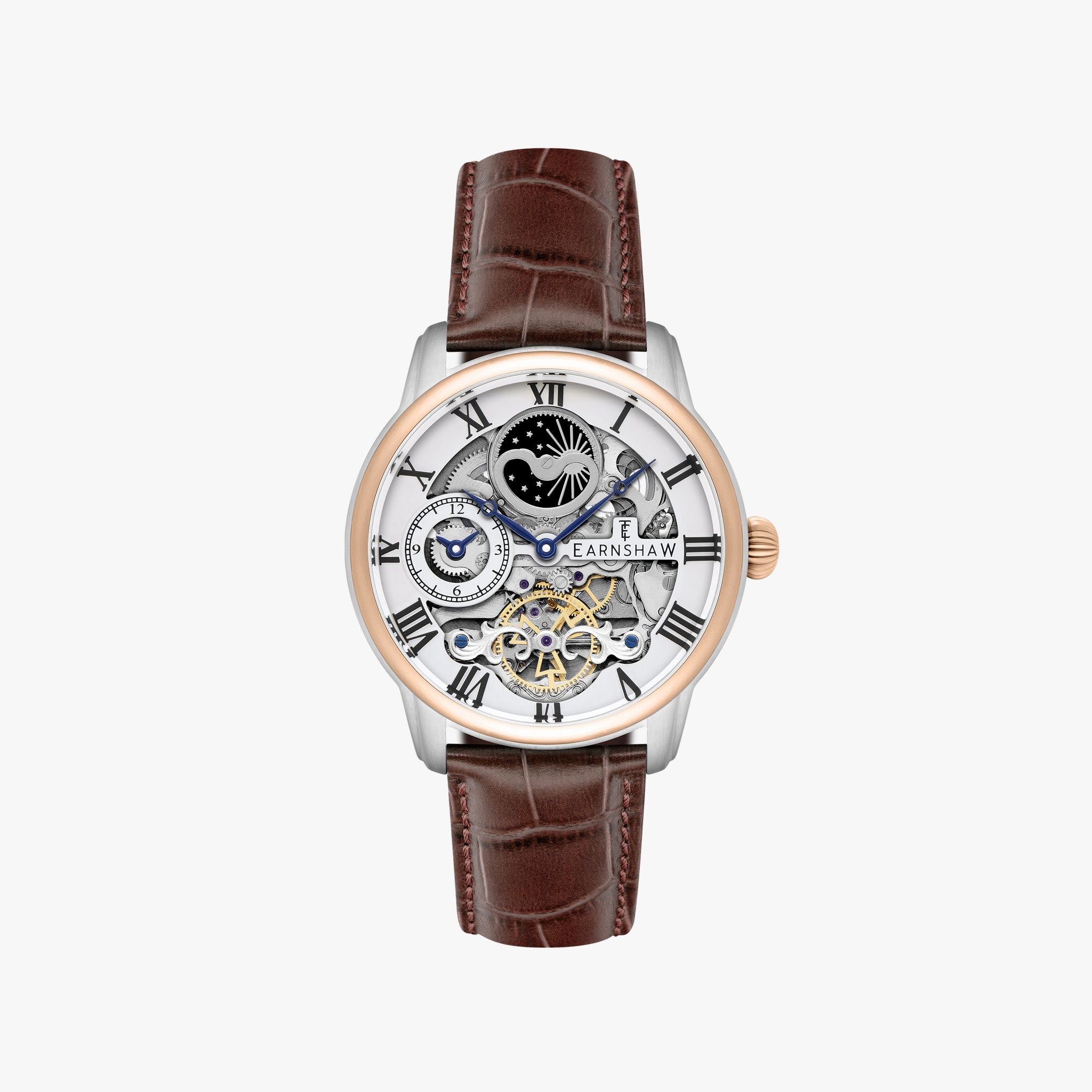 Longitude Automatic Skeleton | 44 mm | Fine Brown