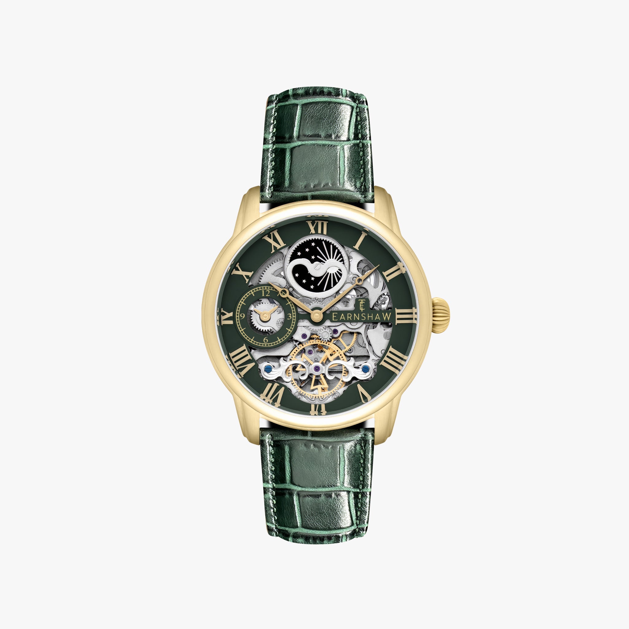 Longitude Automatic Skeleton | Midnight Green