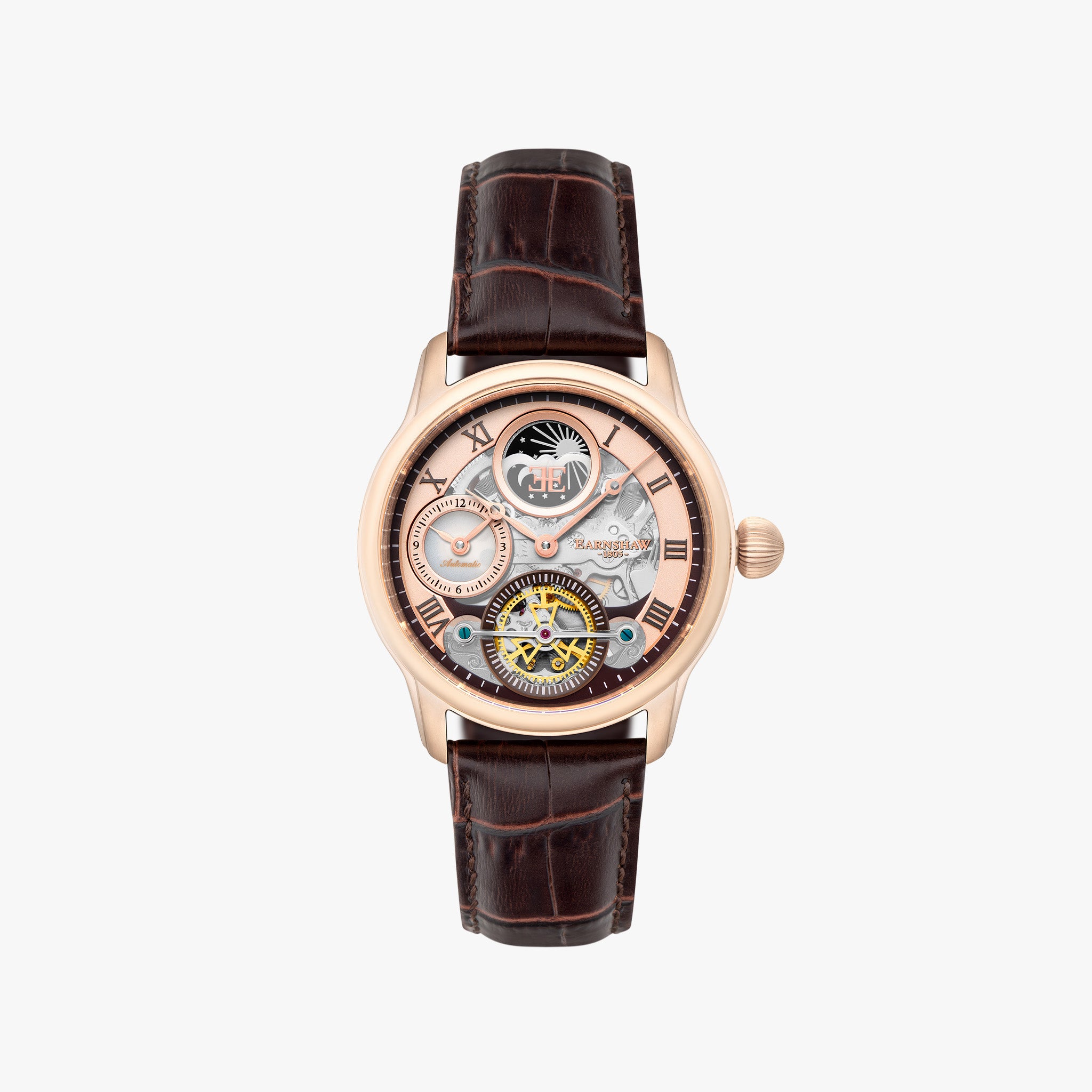 Longitude Shadow Automatic | 42 mm | Copper Brown