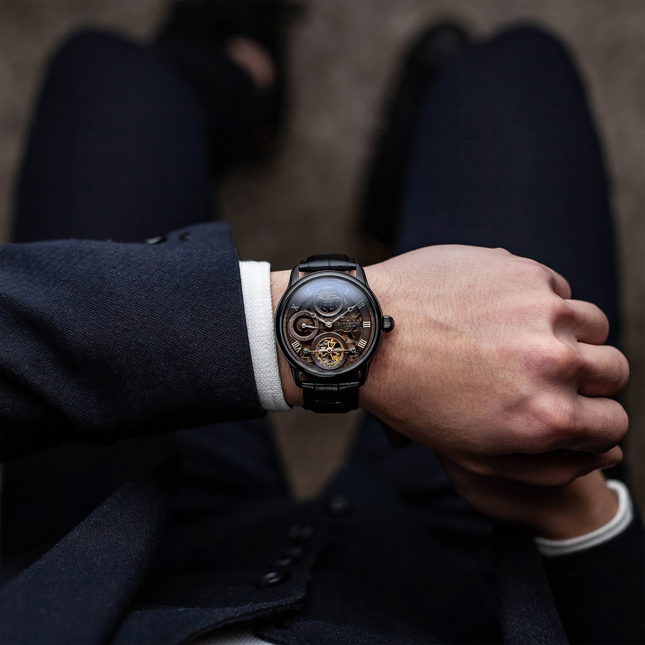 Longitude Shadow Automatic | 42 mm | Stealth Black