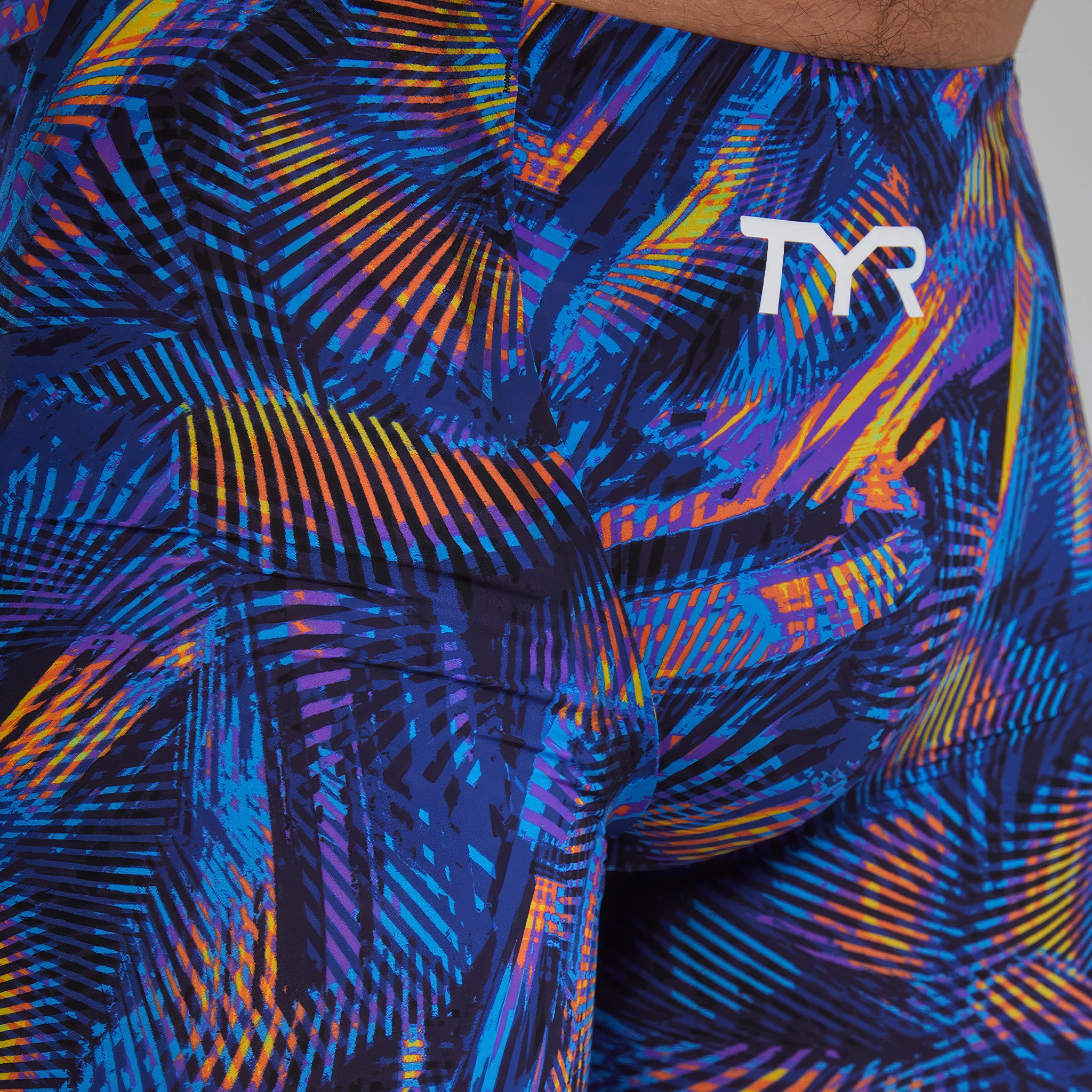 Men's Avictor™ High Waist Jammer Tech Suit | Helux 714 Purple/Gold