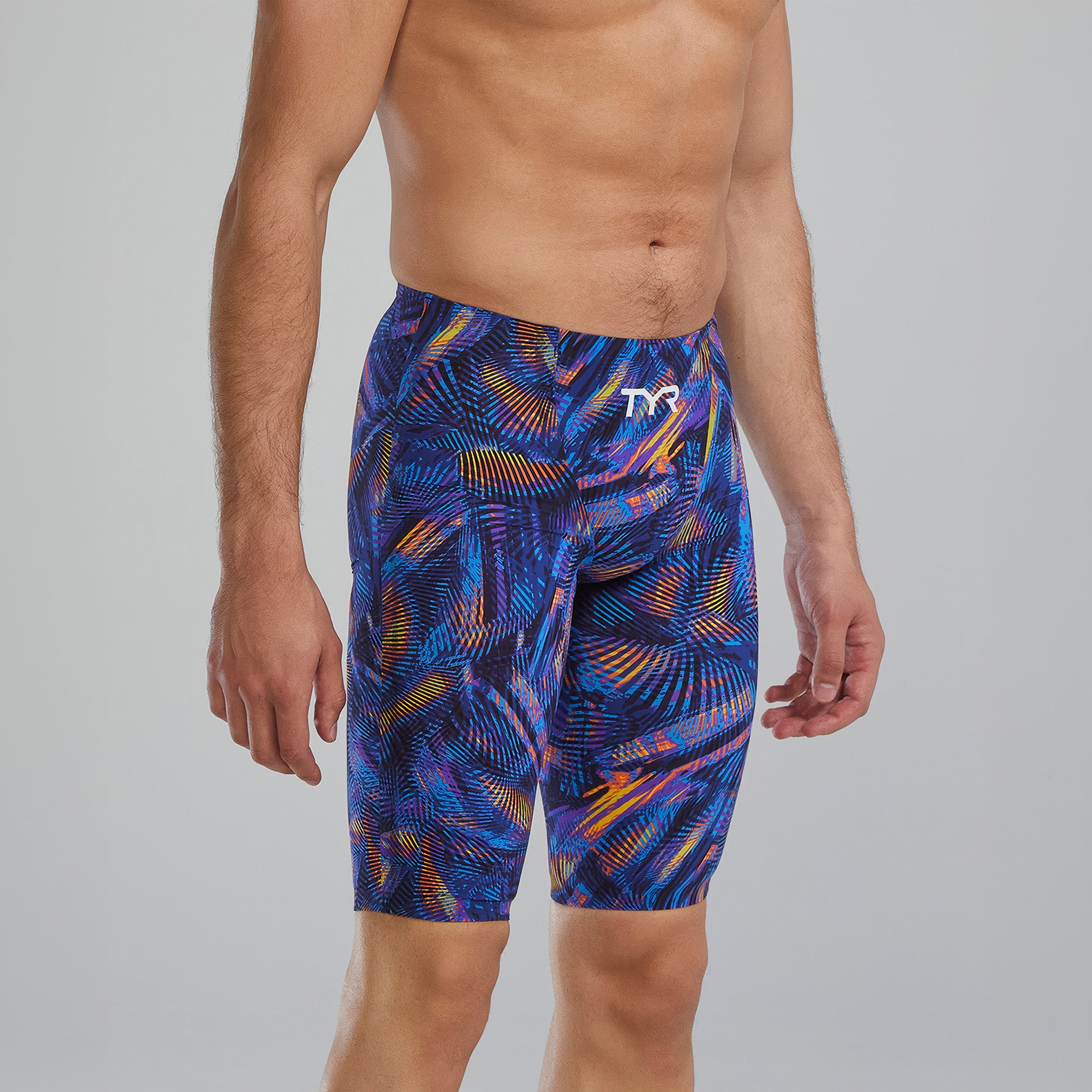 Men's Avictor™ High Waist Jammer Tech Suit | Helux 714 Purple/Gold