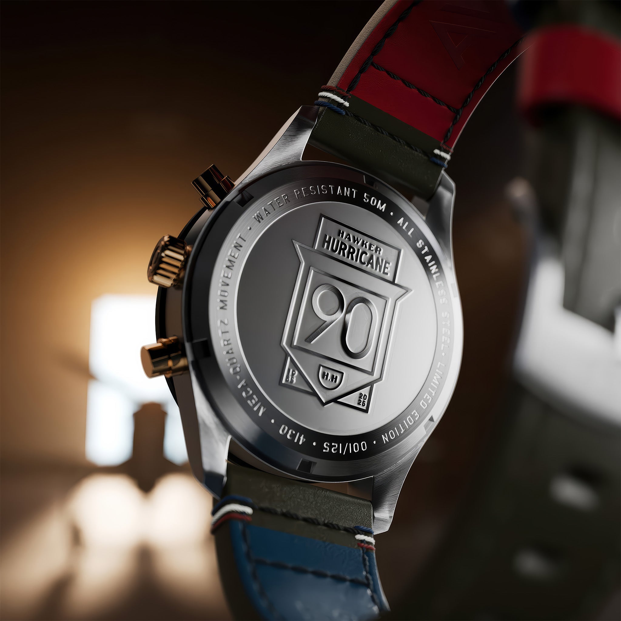 Hawker Hurricane 90th Anniversary Chronograph Limited Edition | 45 mm | Thunder Black