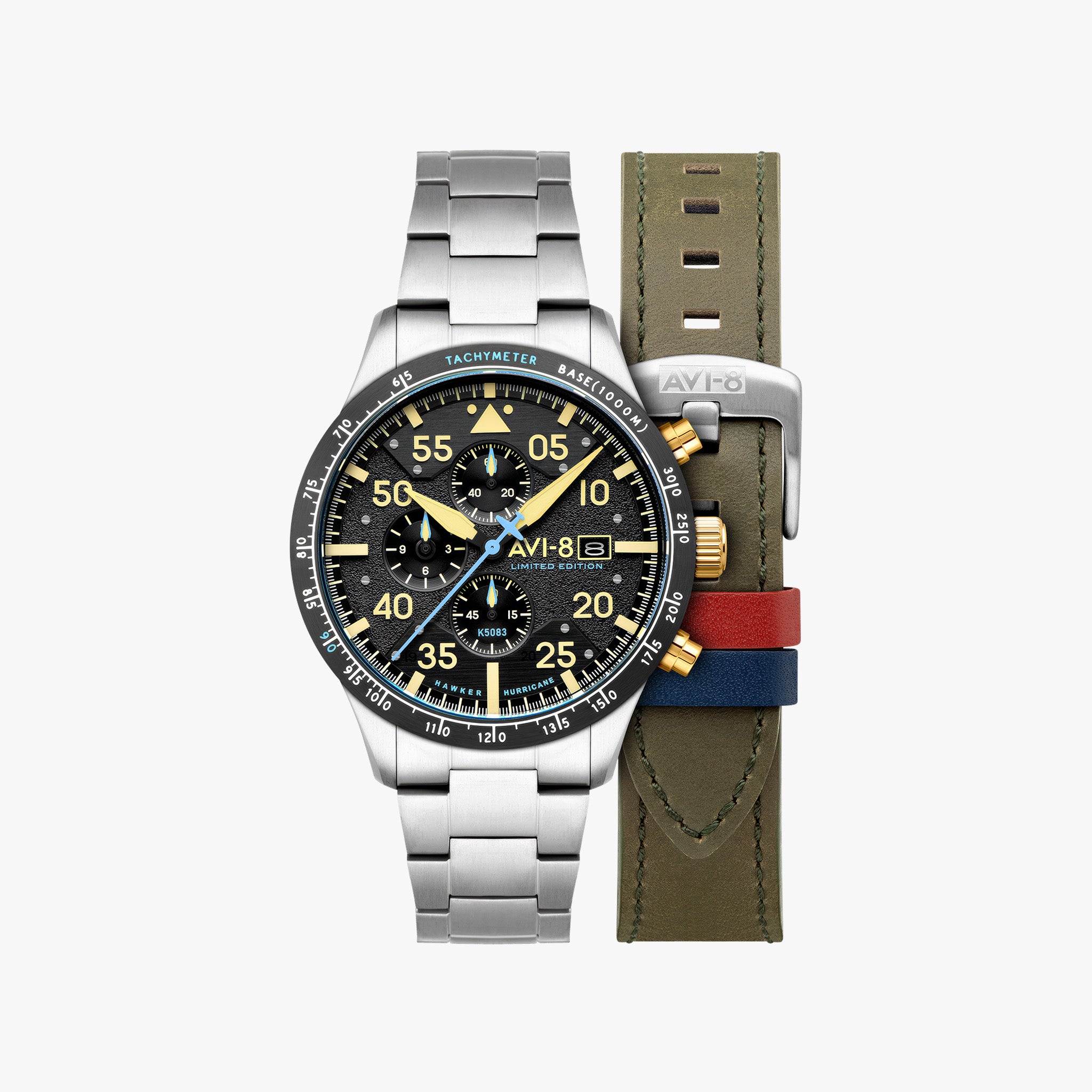 Hawker Hurricane 90th Anniversary Chronograph Limited Edition | 45 mm | Thunder Black