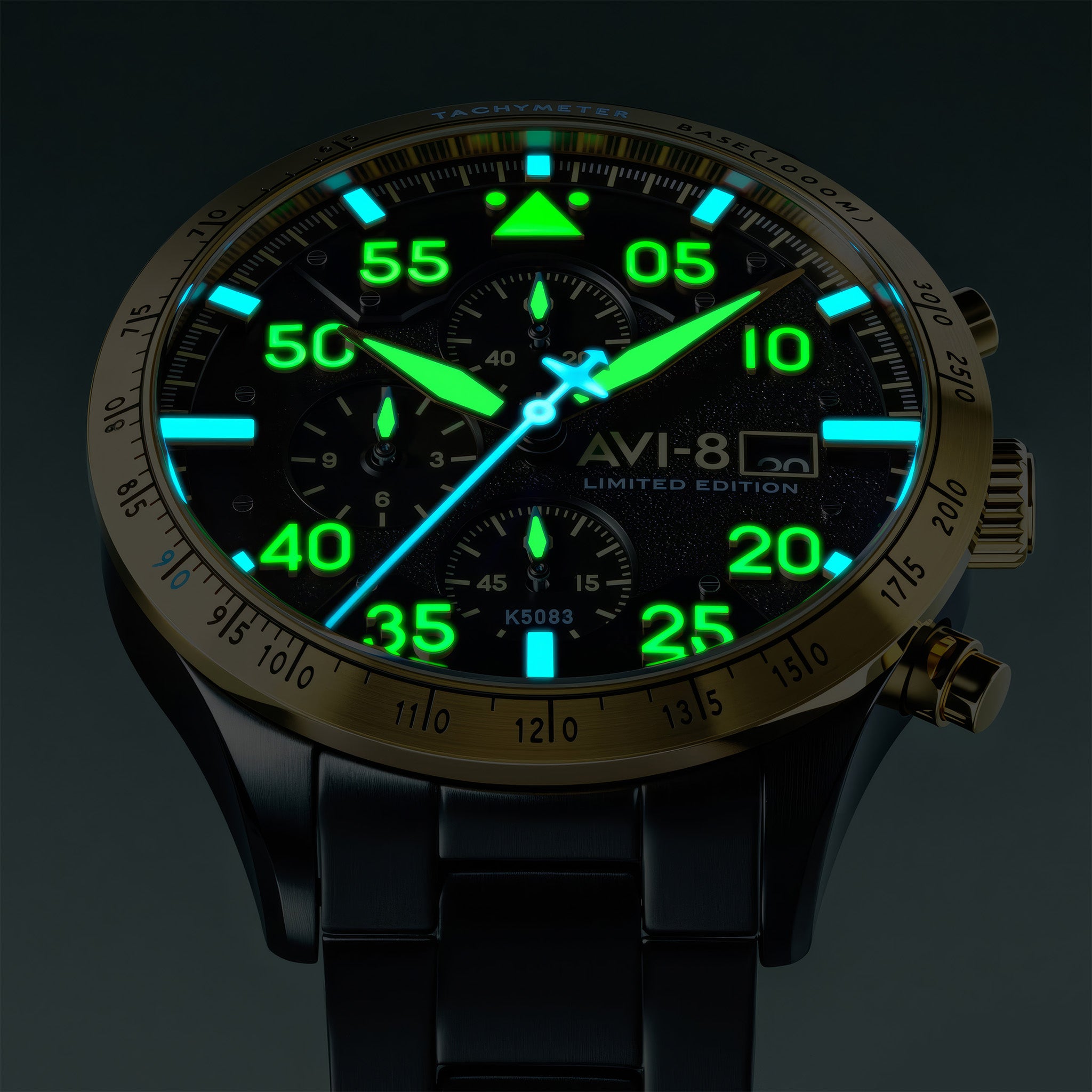 Hawker Hurricane 90th Anniversary Chronograph Limited Edition | 45 mm | Altitude Black