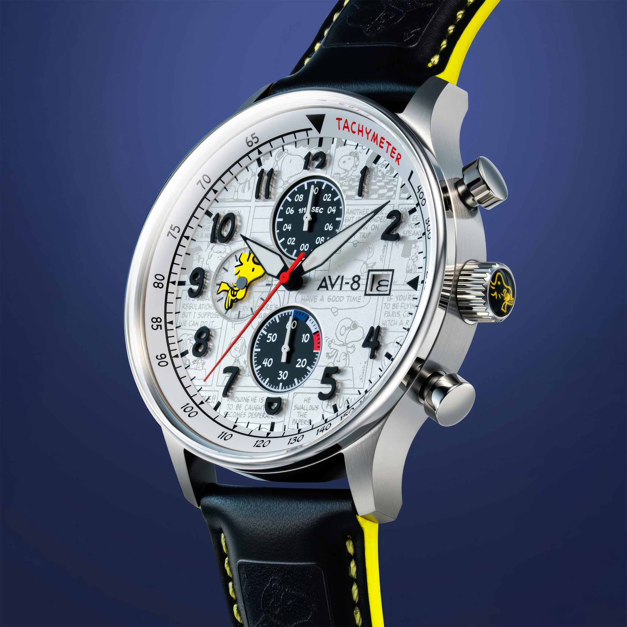 Hawker Hurricane Classic Chronograph Peanuts Snoopy Flying Ace Limited Edition | 44 mm | Woodstock White