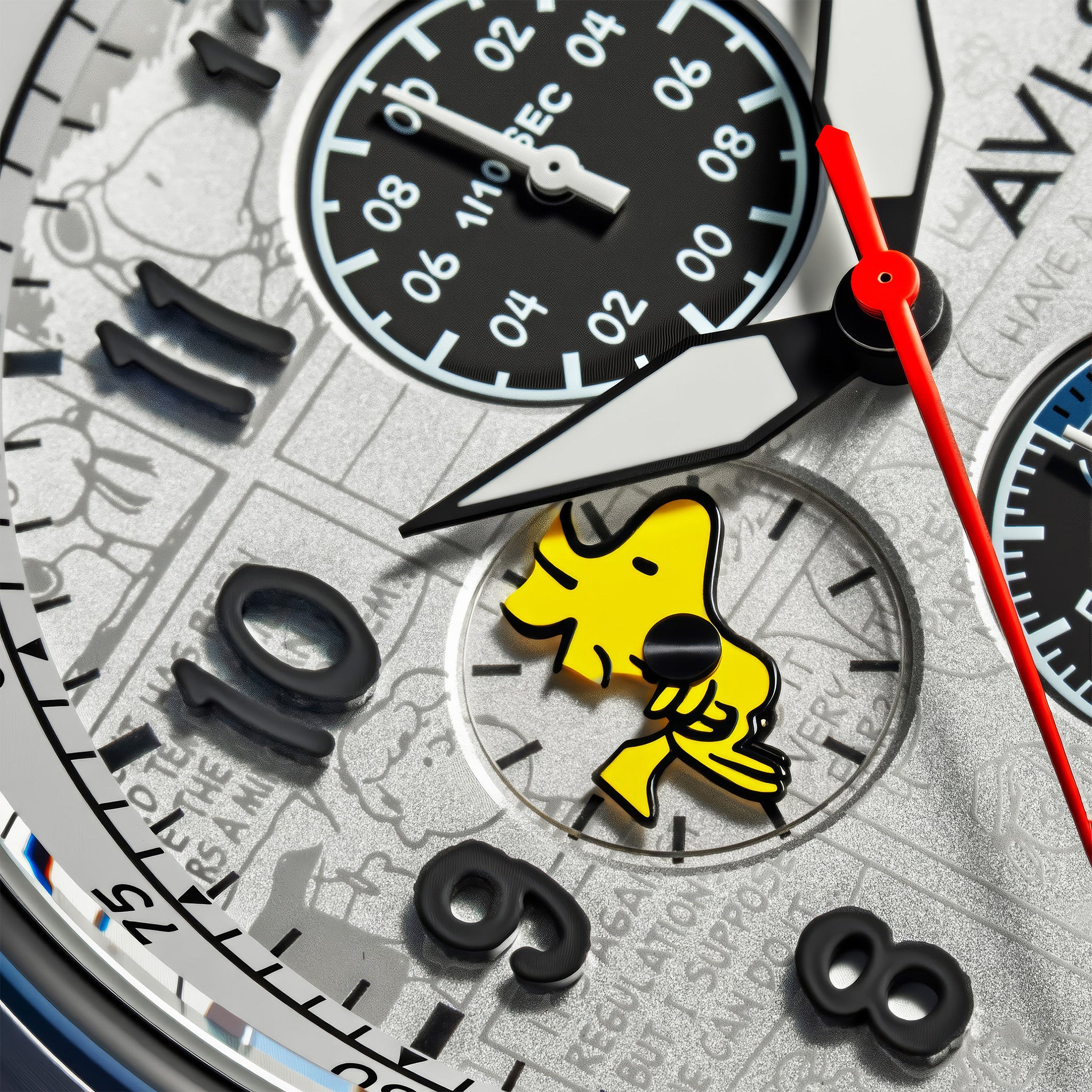 Hawker Hurricane Classic Chronograph Peanuts Snoopy Flying Ace Limited Edition | 44 mm | Woodstock White