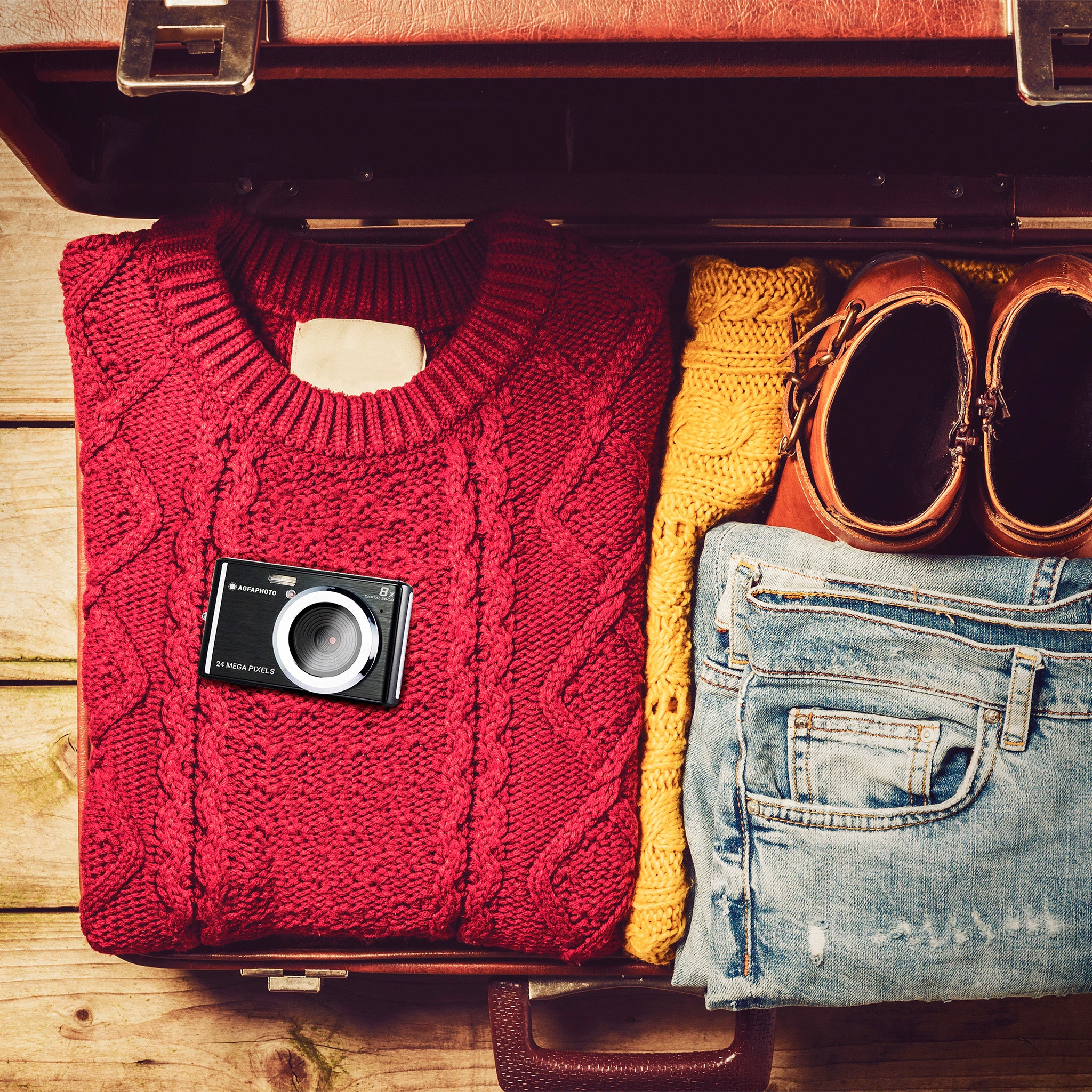 Realishot DC8200 | Fotoğraf Makinesi 16GB SD | Siyah