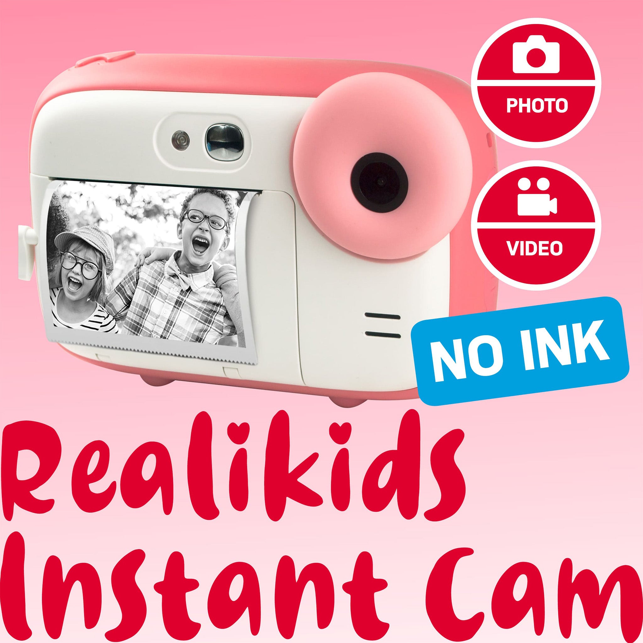 Realikids Instant Cam | Pembe