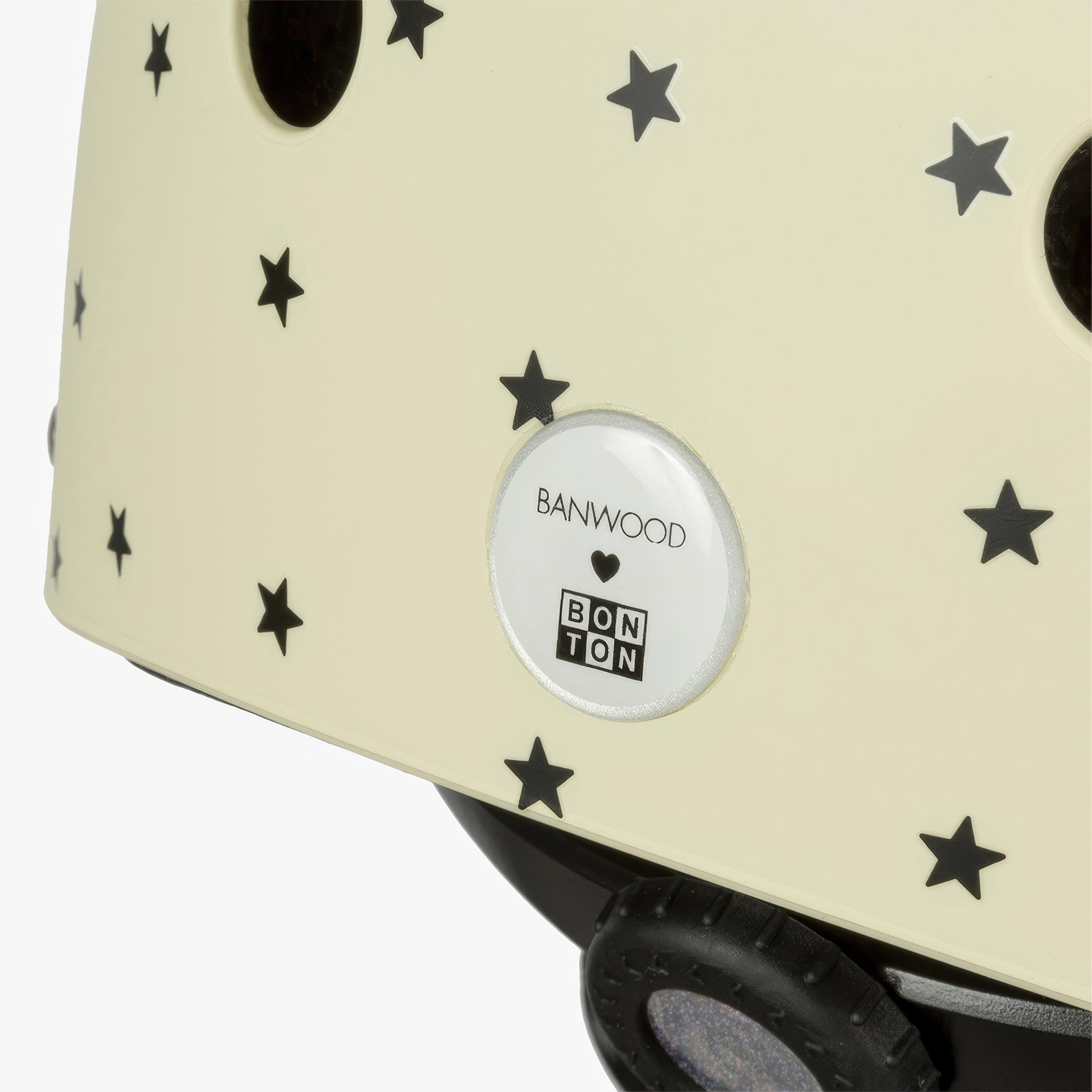 Banwood x Bonton Çocuk Kaskı | Mat Krem