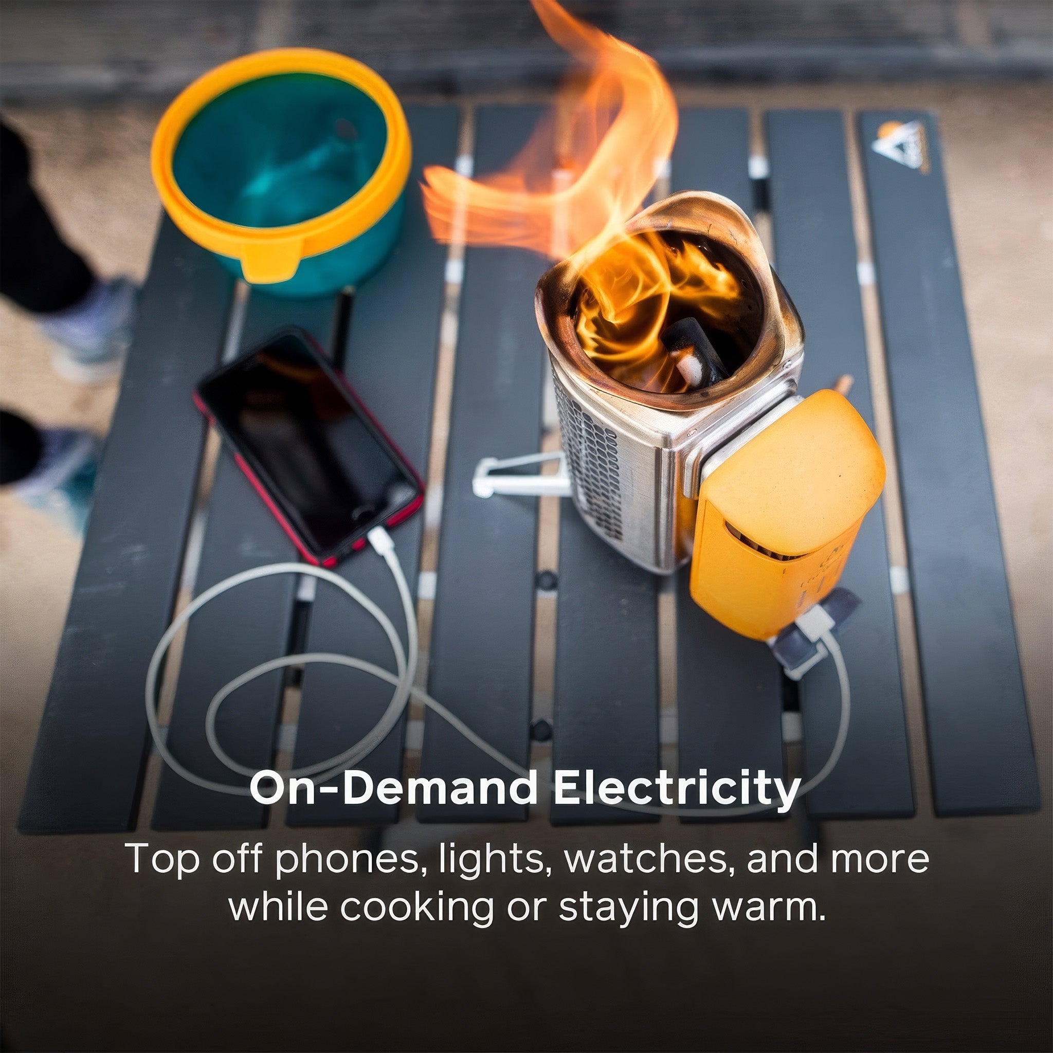 CampStove 2+ | Elektrik Üreten Odun Kamp Ocağı