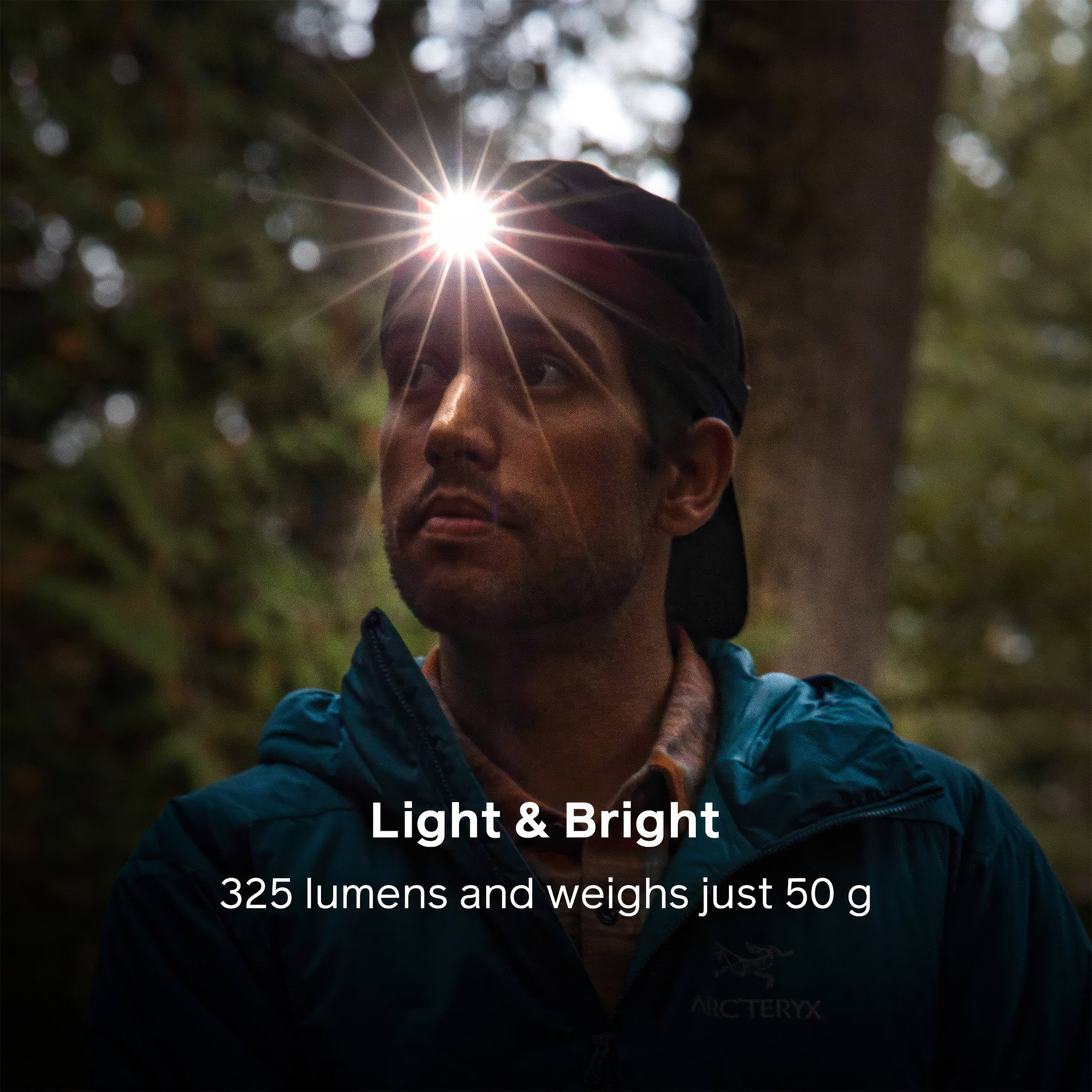 HeadLamp 325 | 325 Lümen Ultra Hafif USB Kafa Lambası | Ocean Teal
