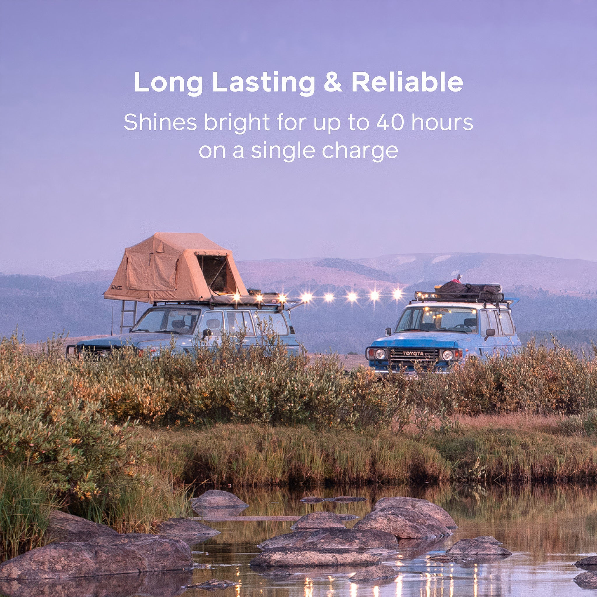 Solar String Lights 44' Warm White