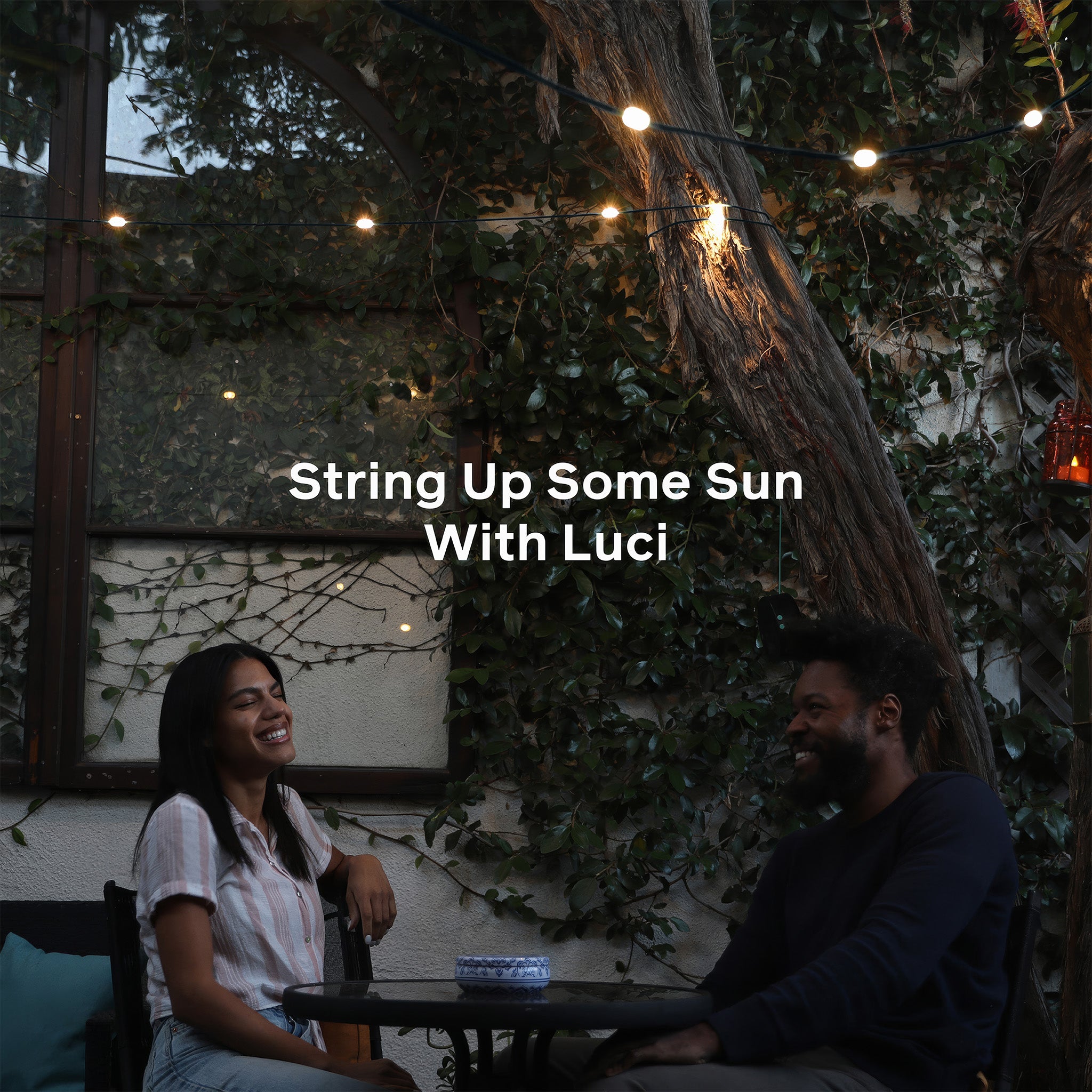 Solar String Lights 44' Warm White