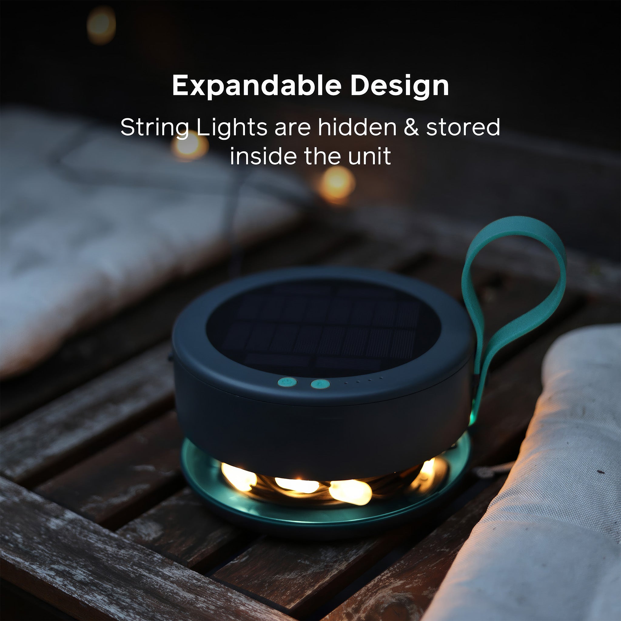 Solar String Lights 44' Warm White
