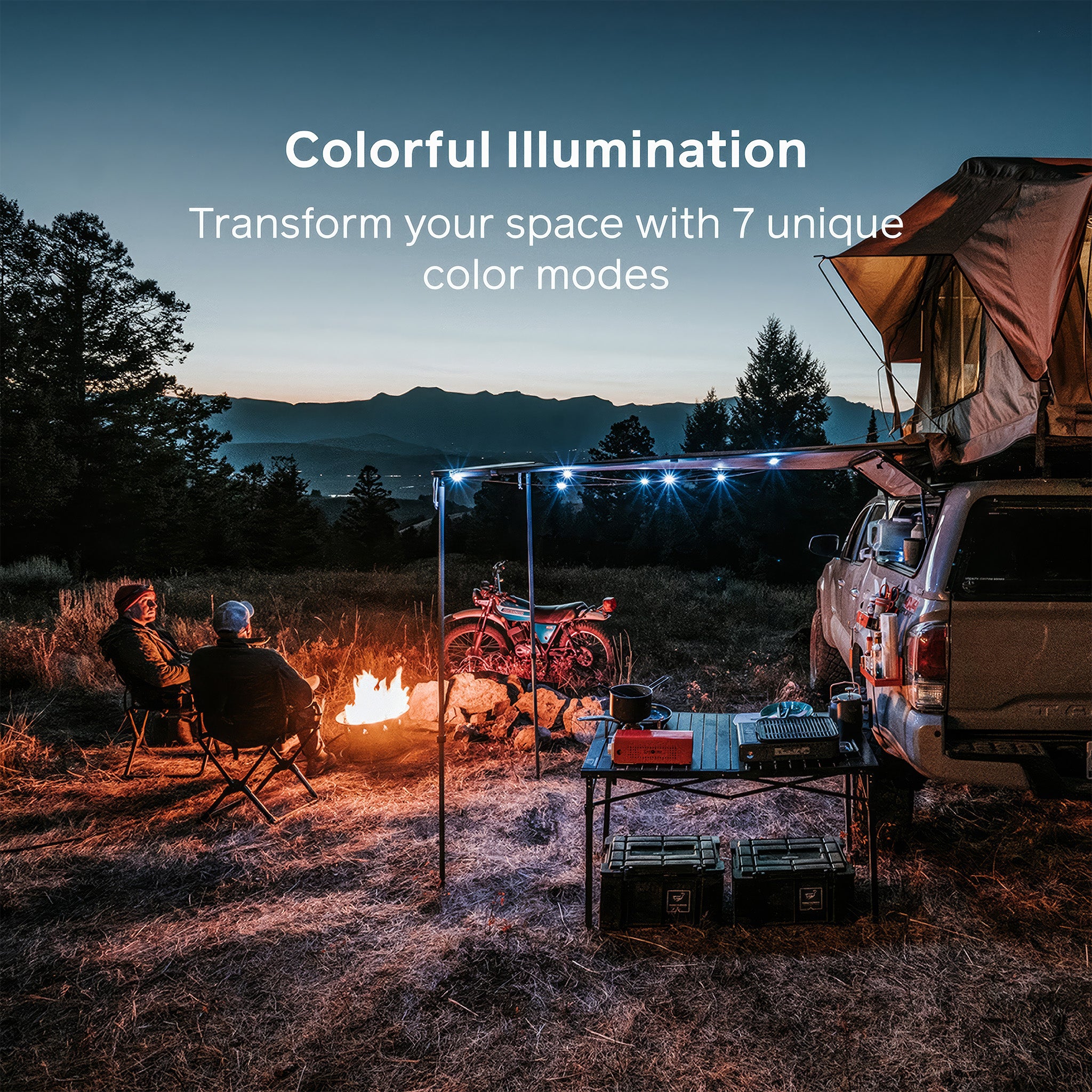 Solar String Lights 44' Color