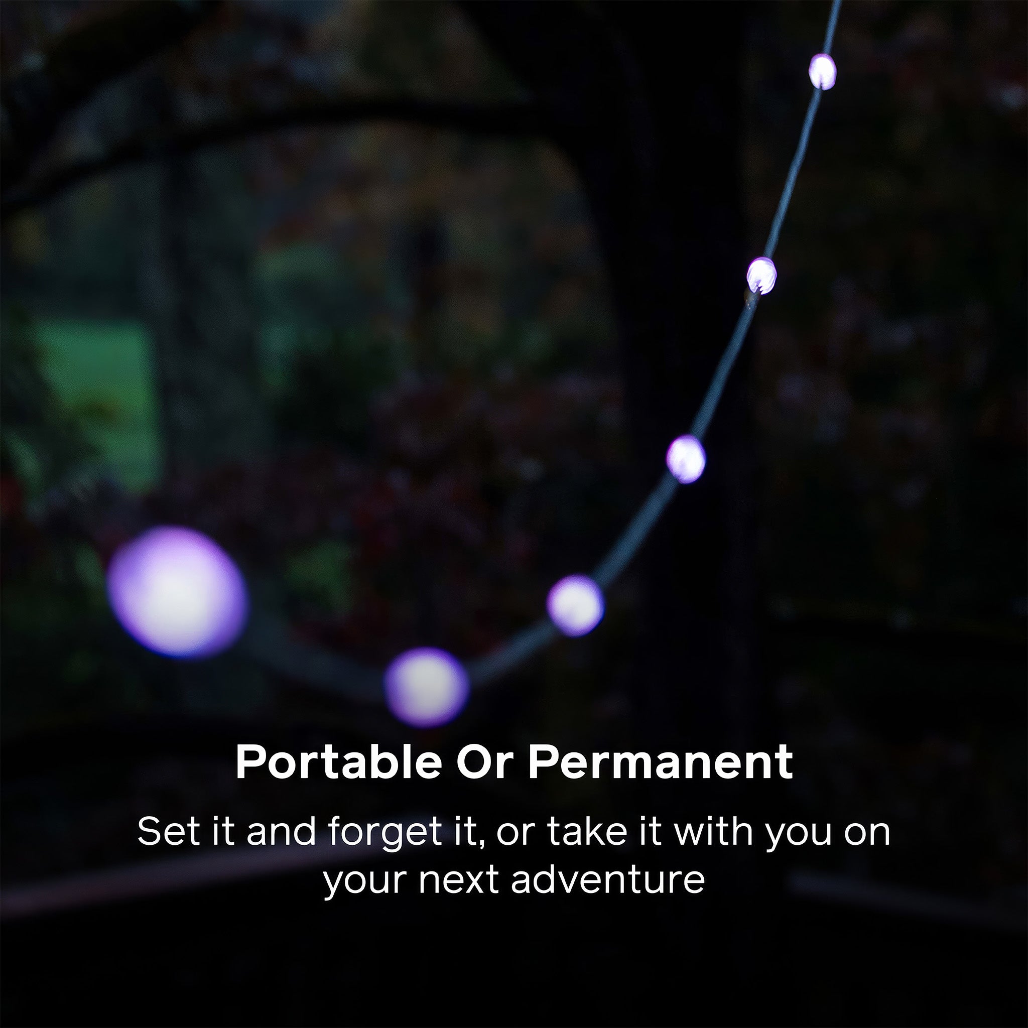 Solar String Lights 44' Color
