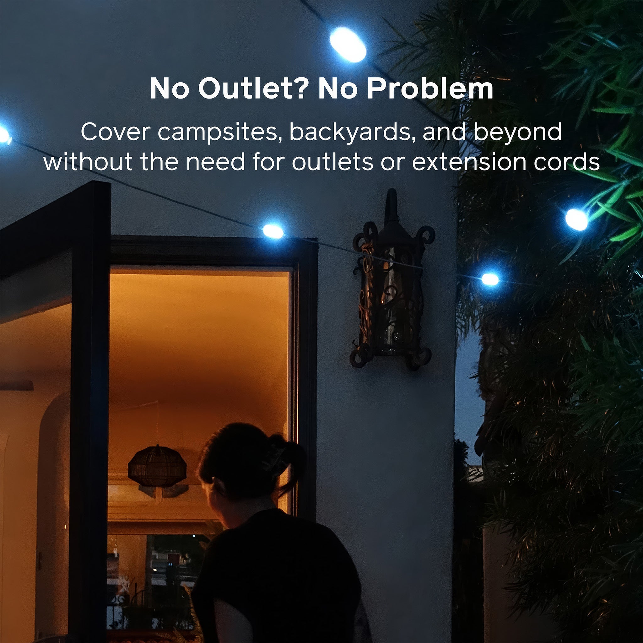 Solar String Lights 44' Color