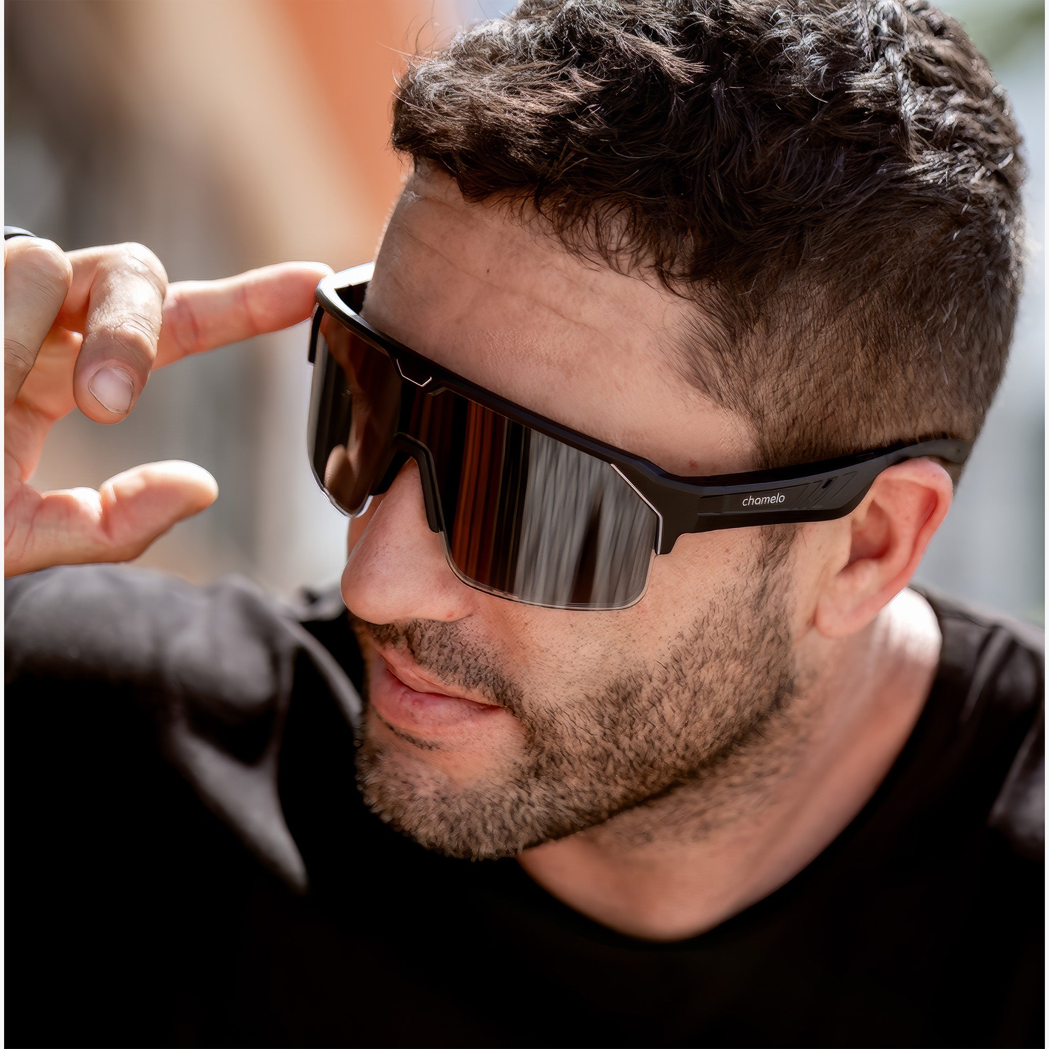 Music Shield | Audio Güneş Gözlüğü | Matte Black Frame | Smoke Lens