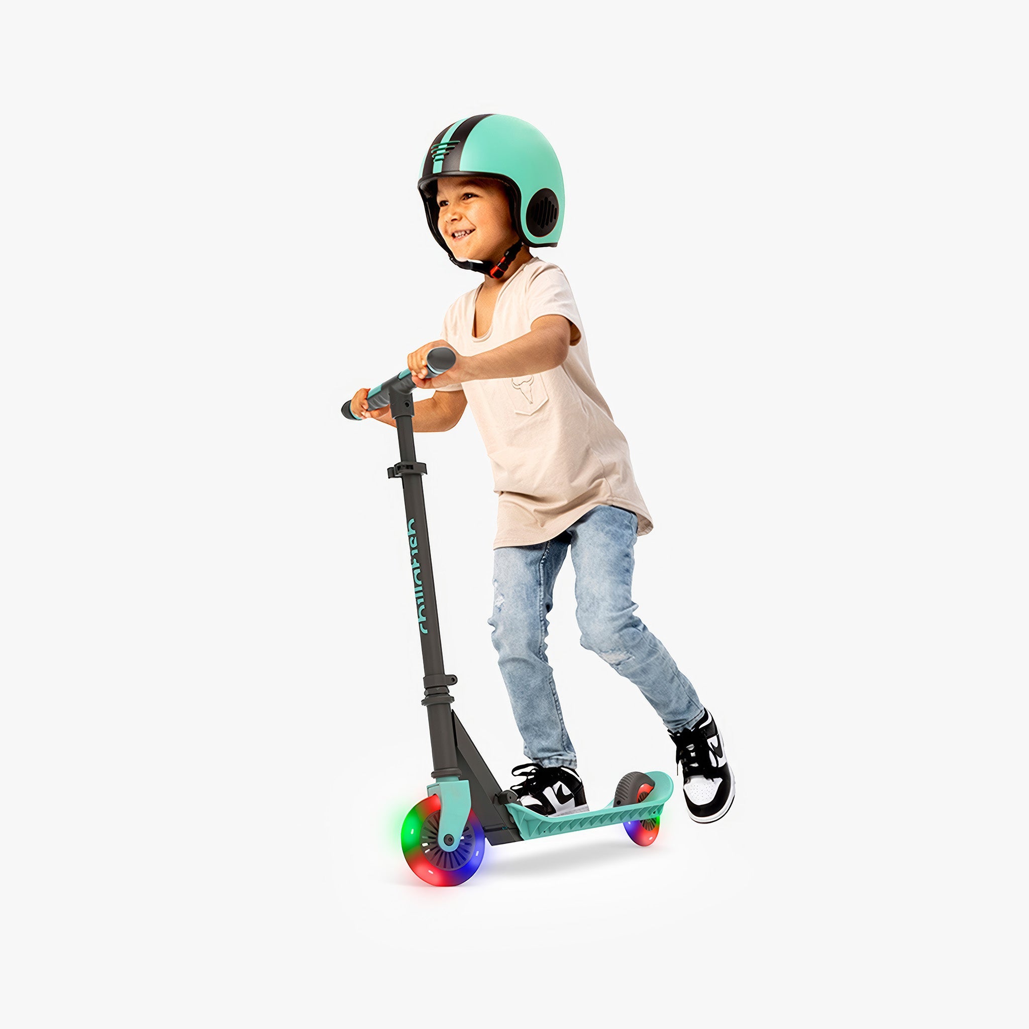 Charlie Flexxi Glow Katlanabilir 2 Tekerlikli Scooter | Mint