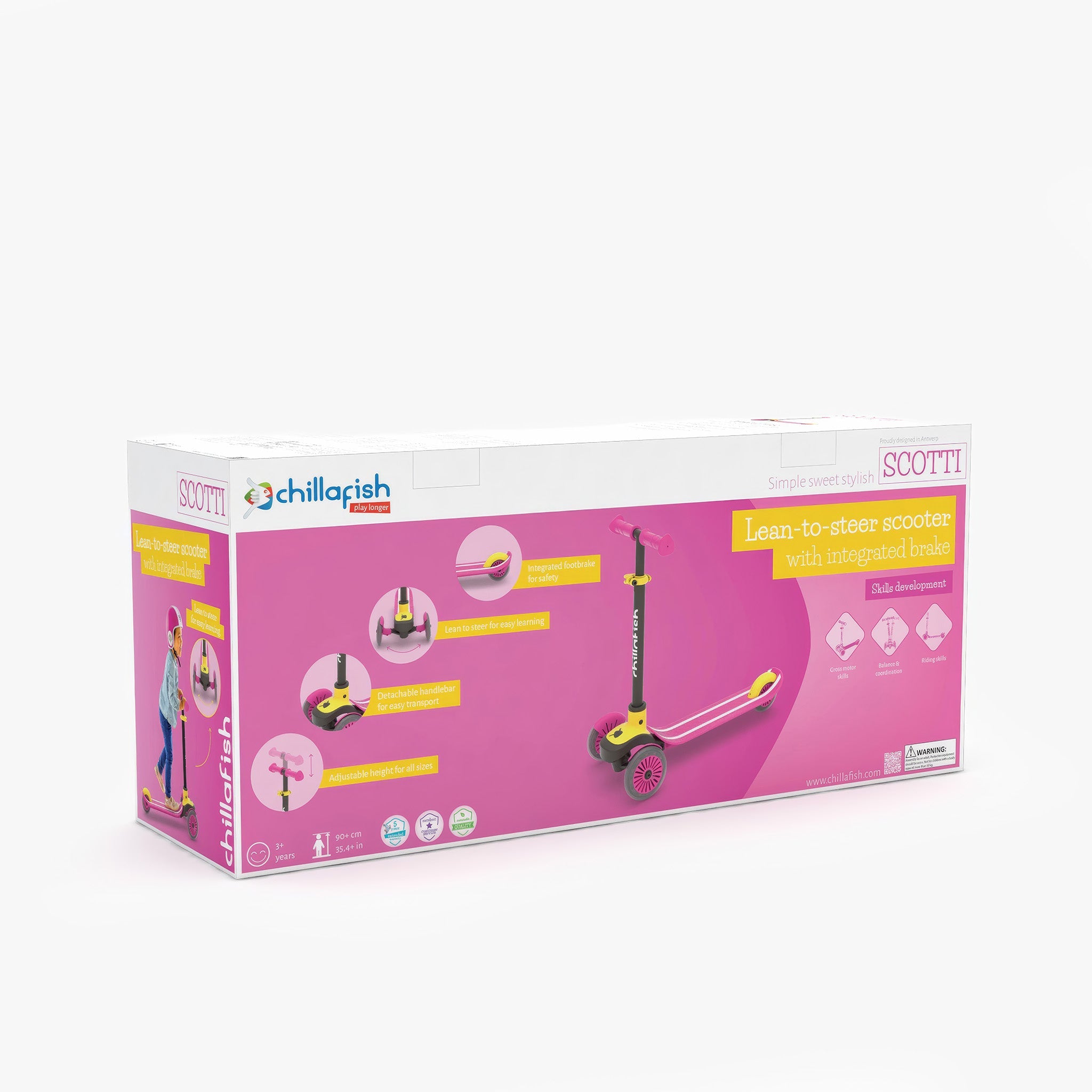 Scotti 3 Tekerlekli Scooter | Pembe