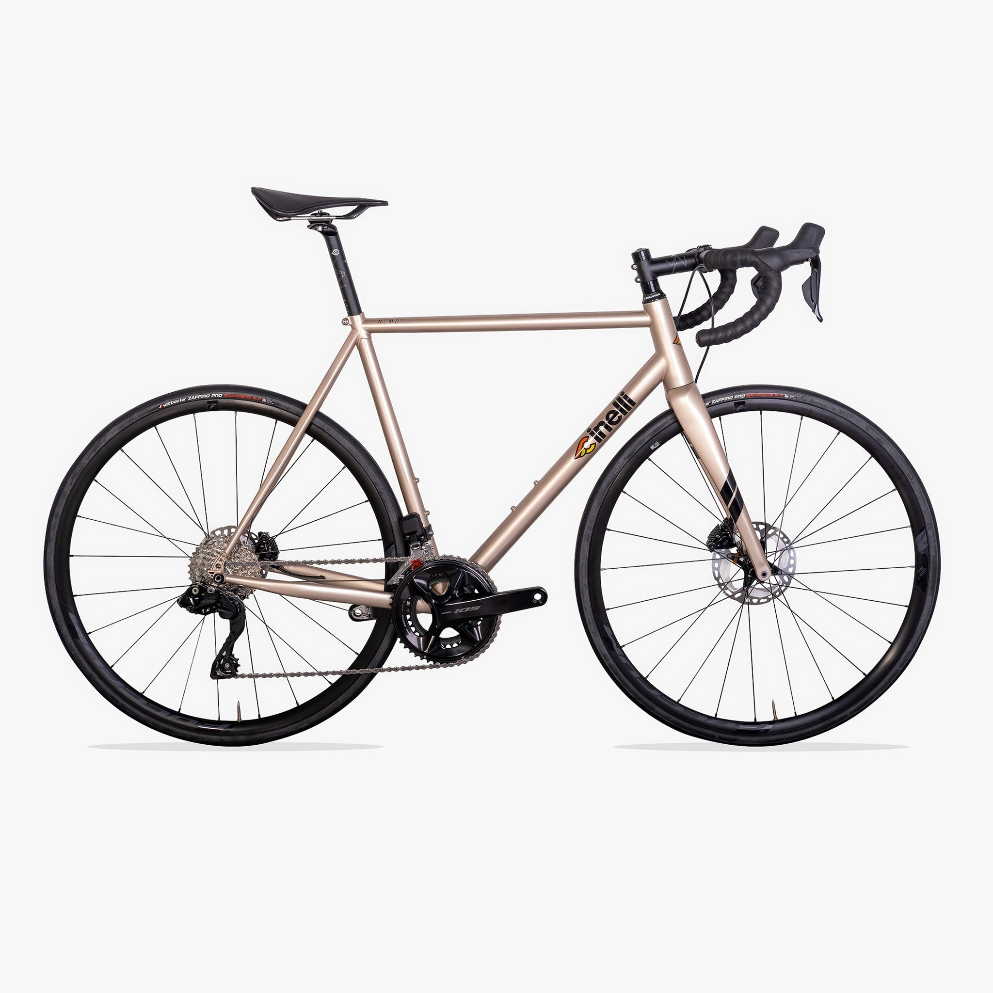 Nemo TIG Disc 105 Di2 Yol Bisikleti | Şampanya
