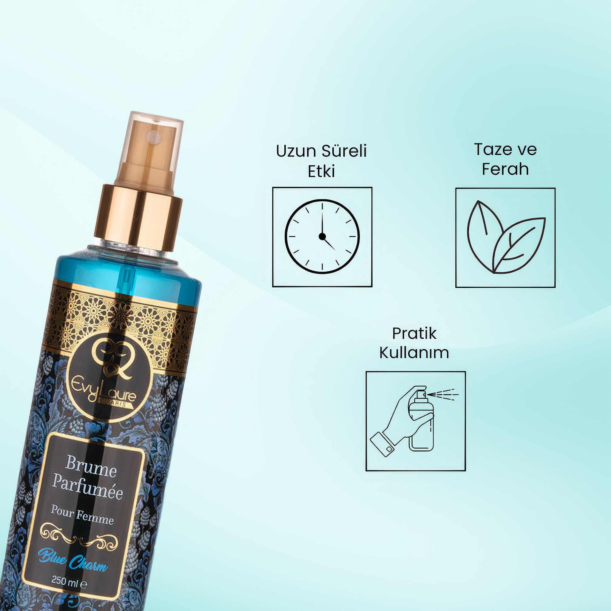 Blue Charm | Kadın Parfümistik Vücut Spreyi