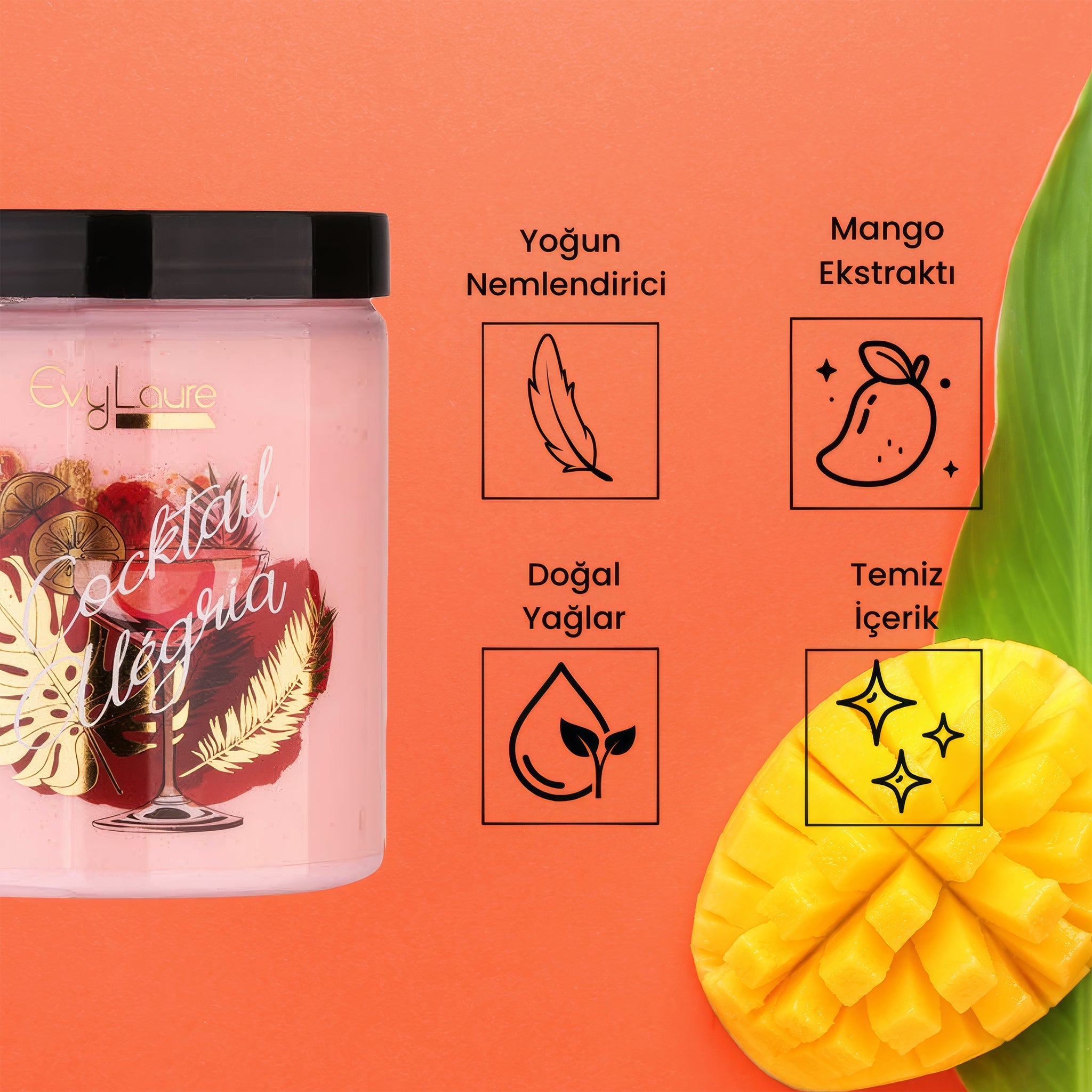 Cocktail Alégria Body Butter | Mango Ekstraktlı