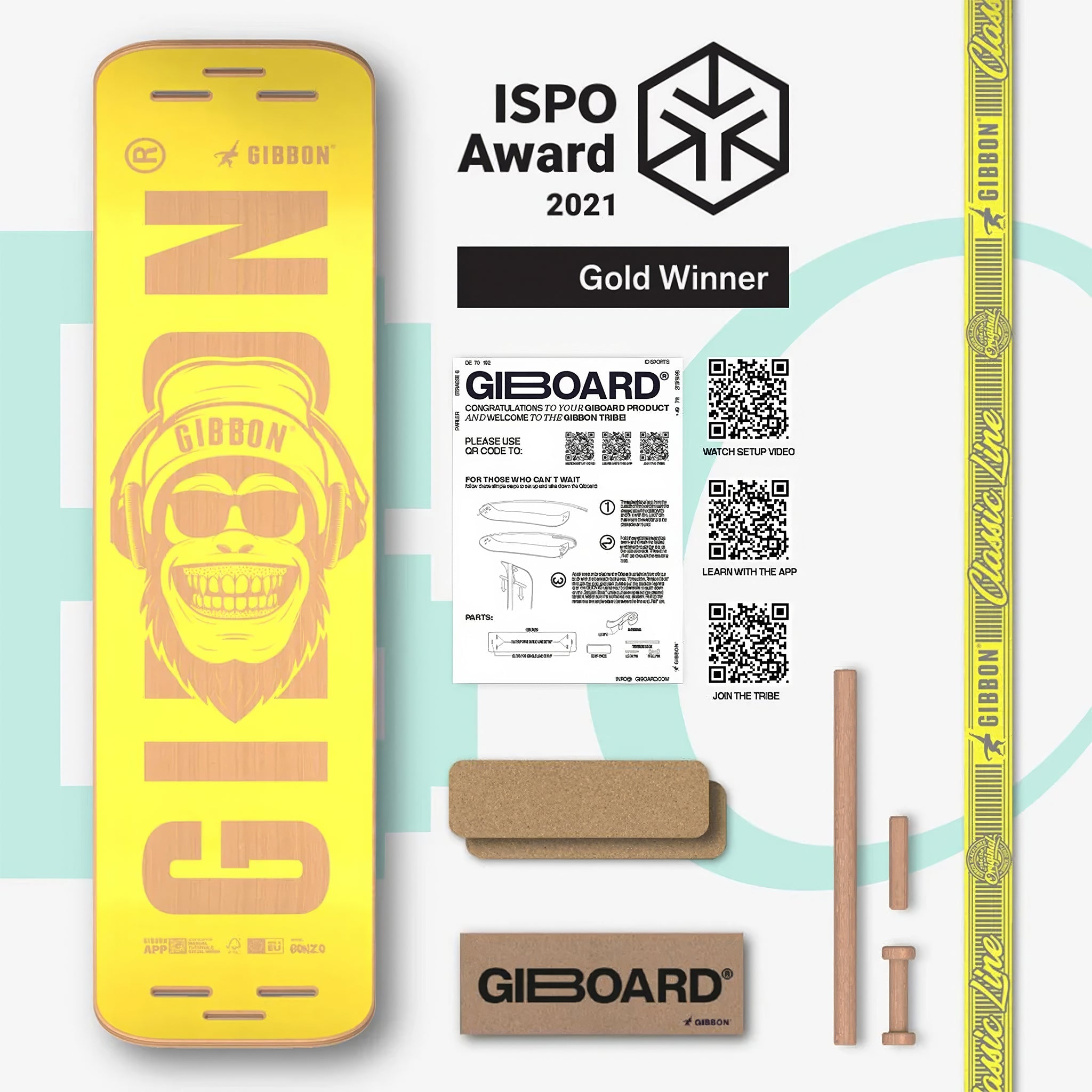 Giboard Set Bonzo Classic Denge Tahtası